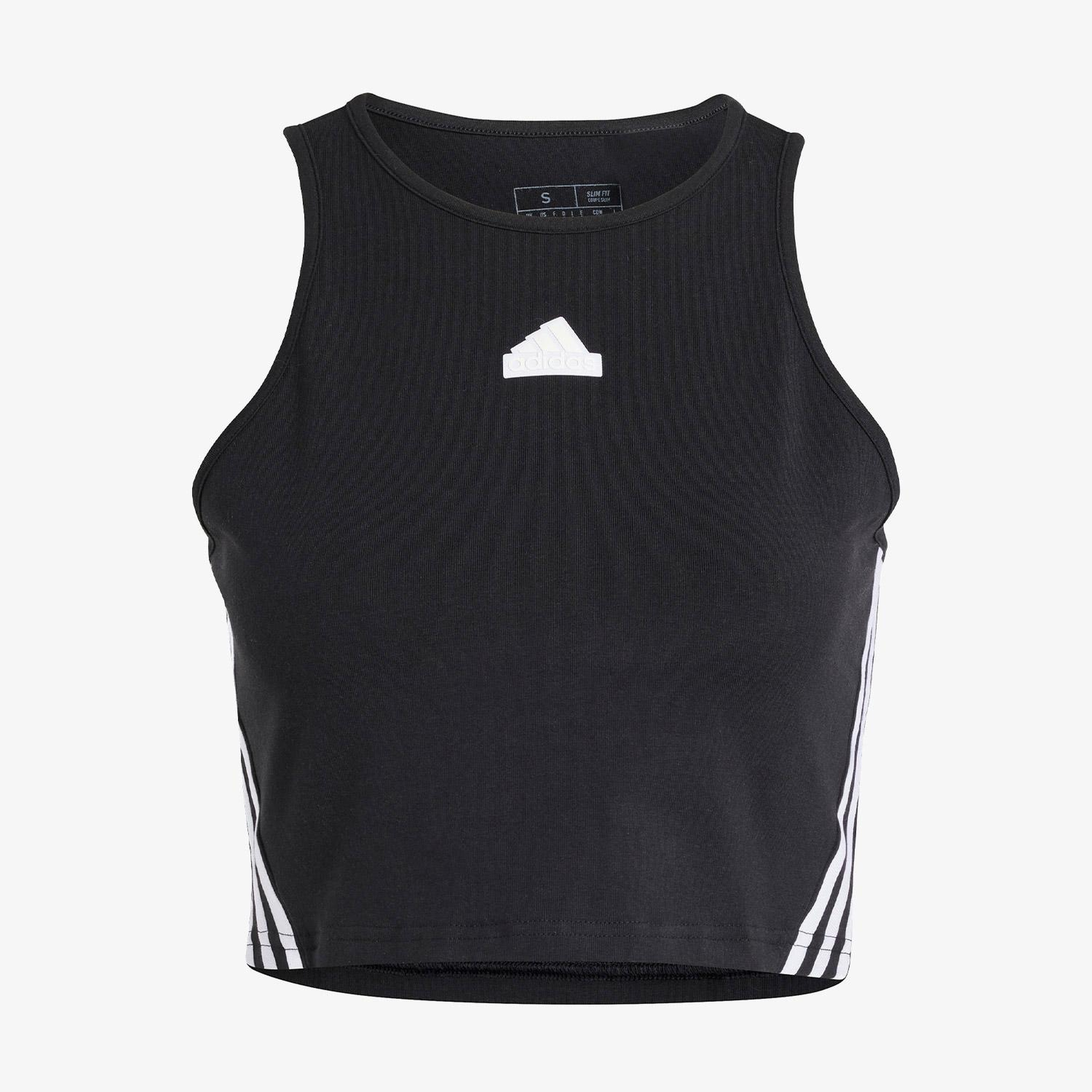 adidas Future Icons 3 Striped Kadın Siyah Antrenman Atlet