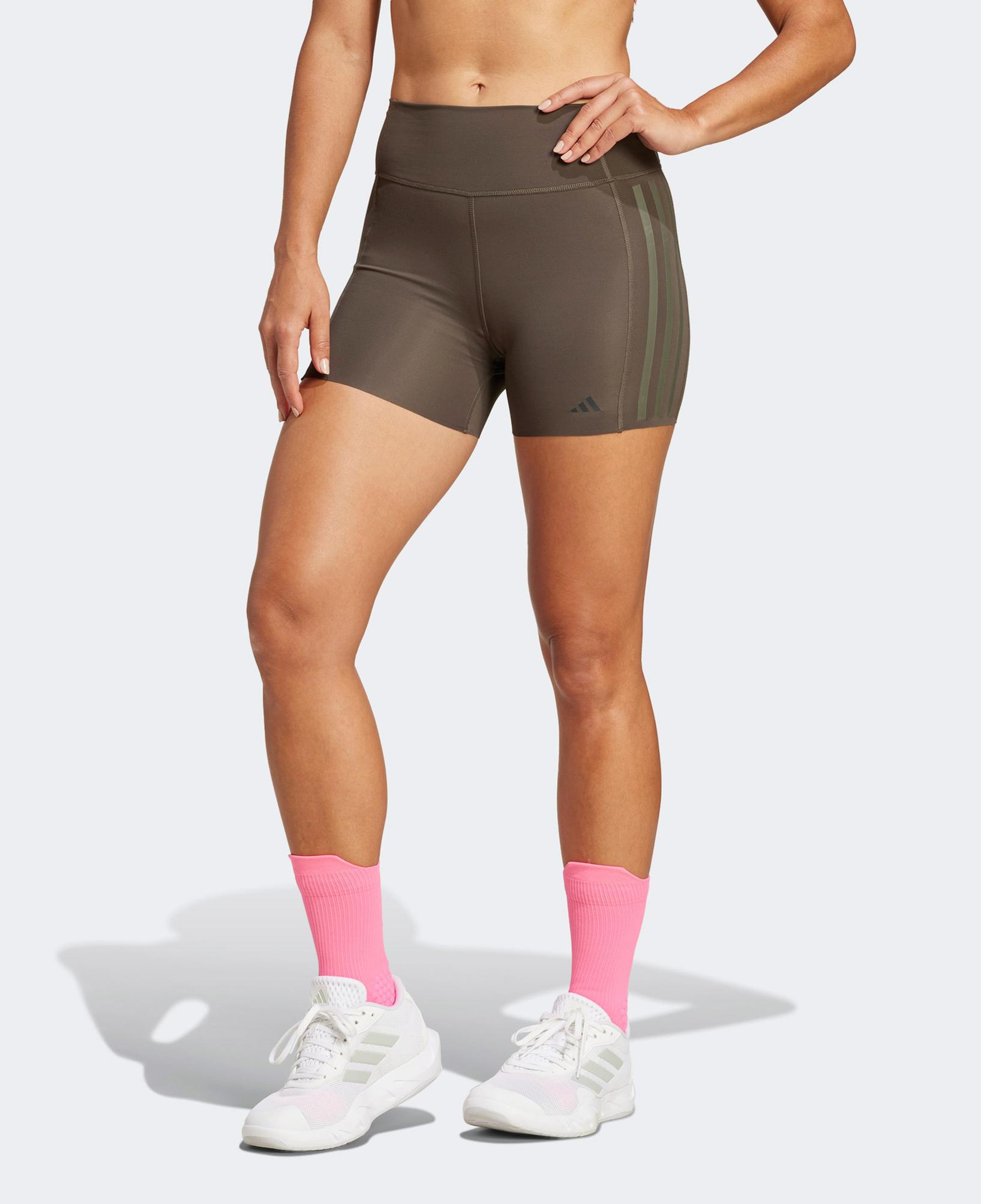 adidas Opt 4 Inch Kadın Yeşil Kısa Antrenman Taytı