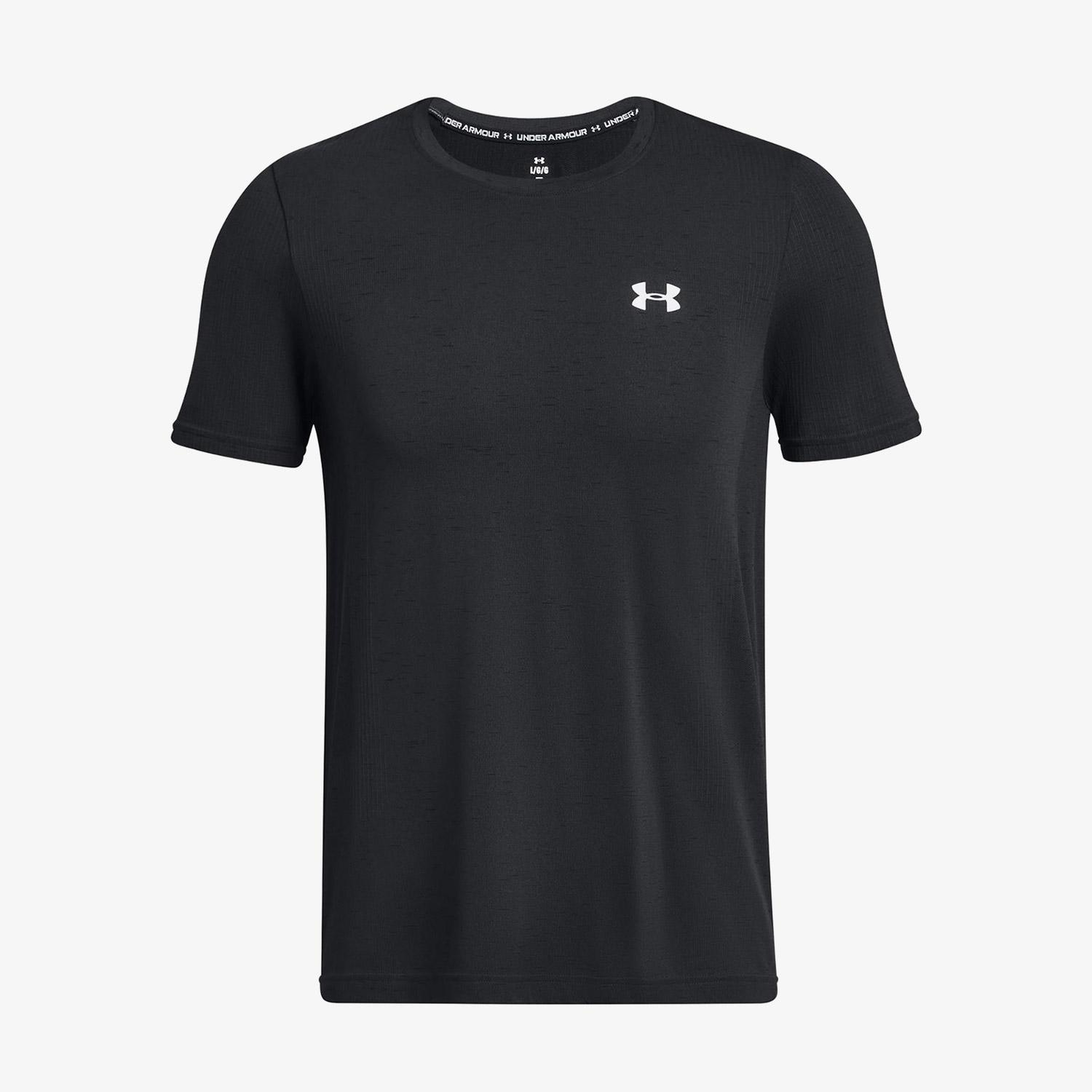 Under Armour Vanish Seamless Ss Erkek Siyah Antrenman T-Shirt