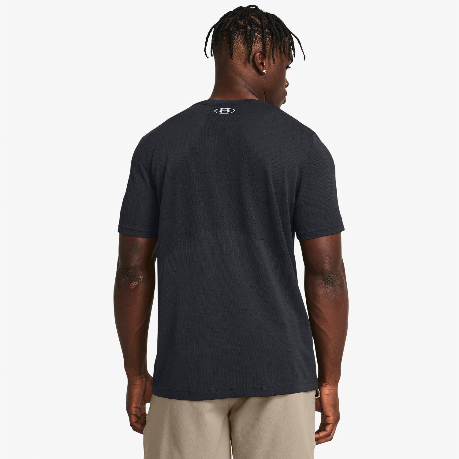 Under Armour Vanish Seamless Ss Erkek Siyah Antrenman T-Shirt
