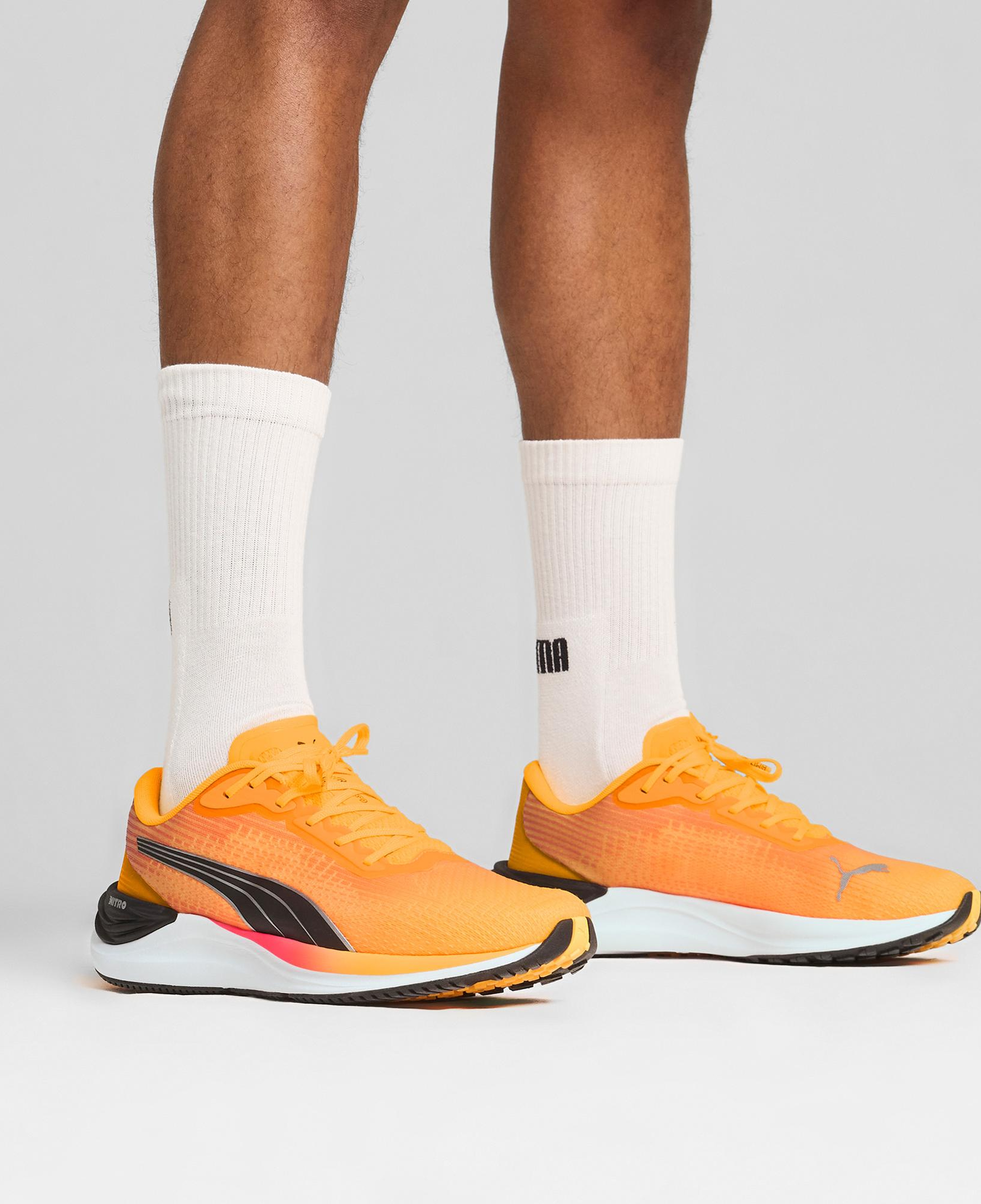 Puma Electrify Nitro 3 Erkek Turuncu Koşu Ayakkabısı