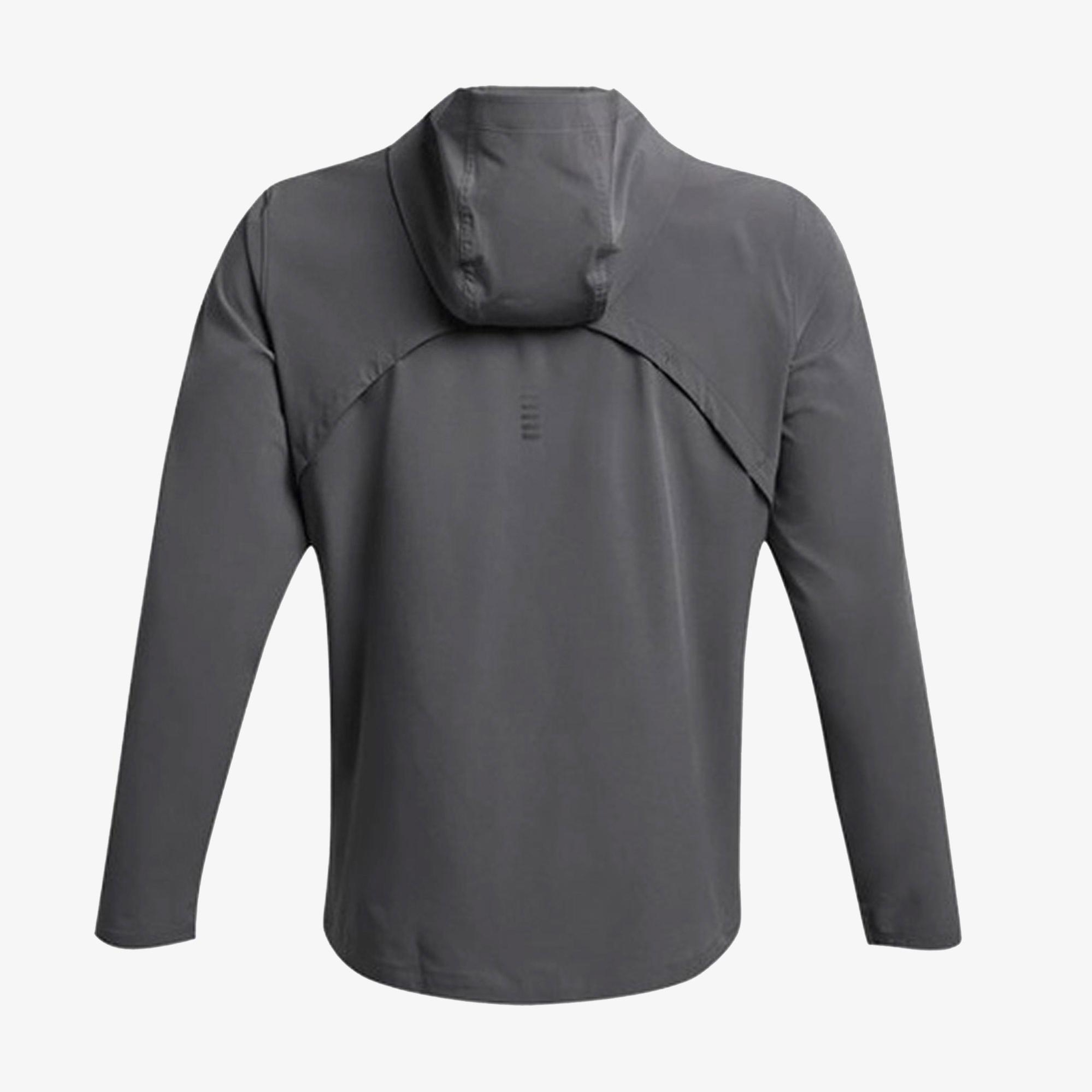 Under Armour Outrun The Erkek Gri Koşu Ceketi