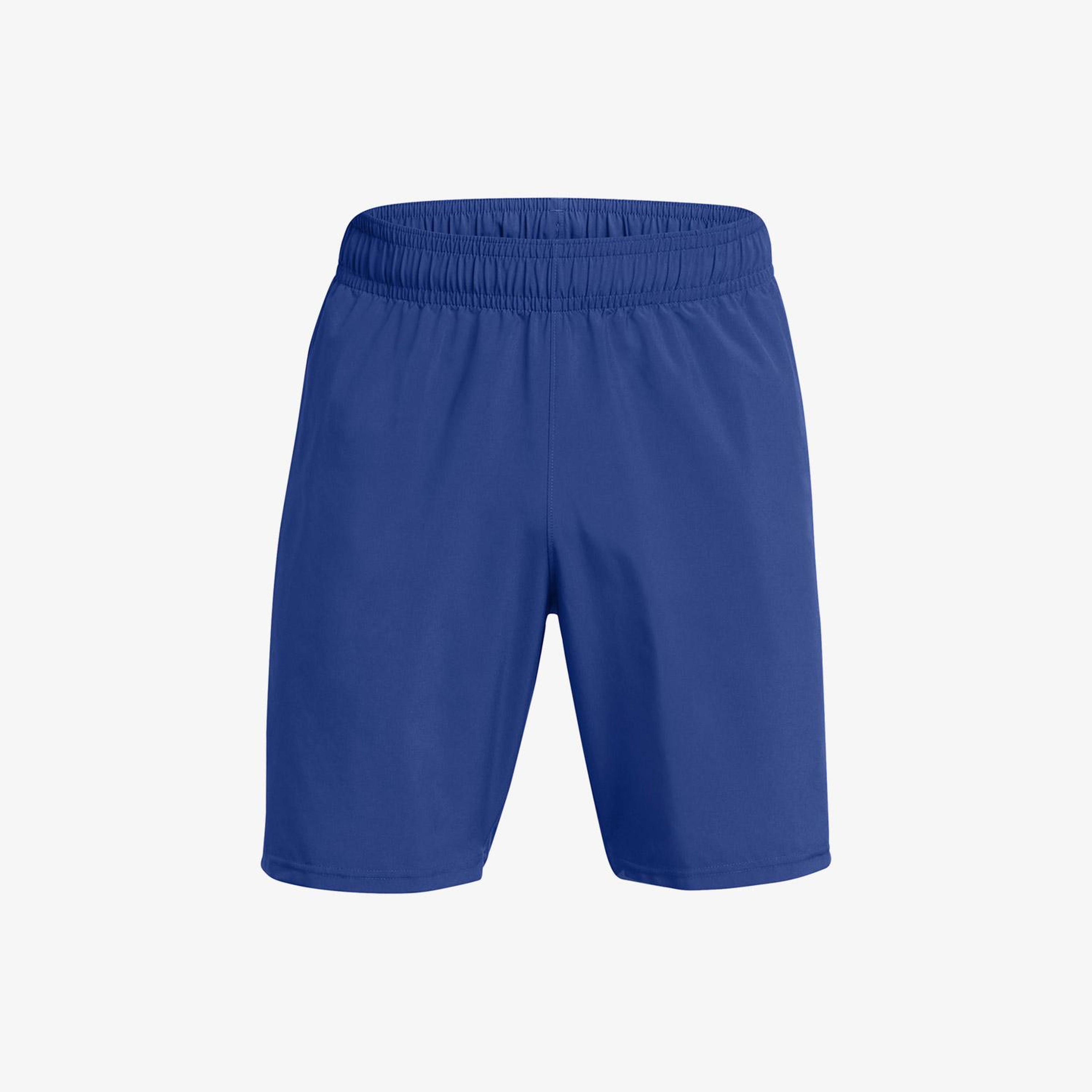 Under Armour Tech Woodmark Dokuma Erkek Mavi Antrenman Şort