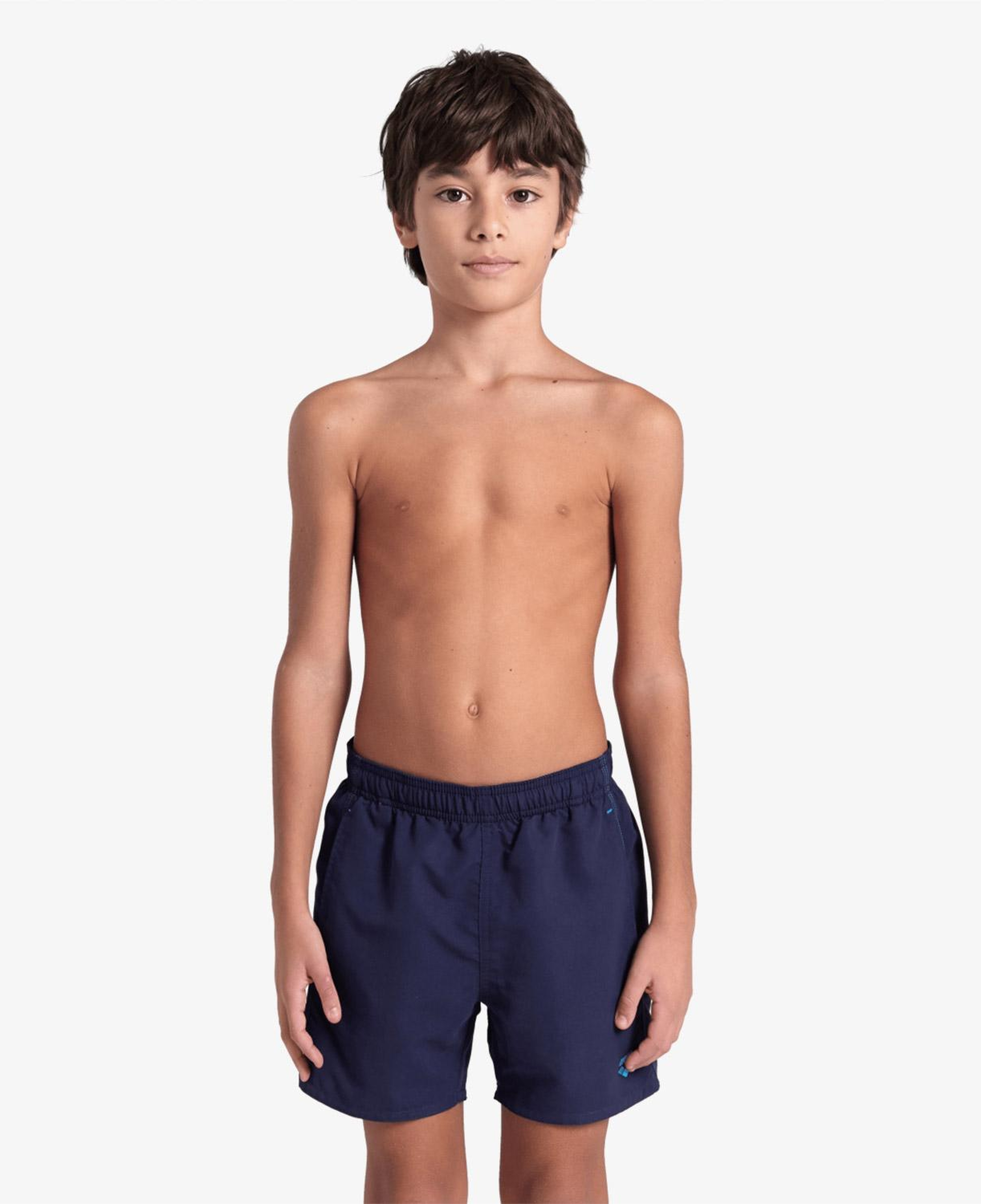 Arena Costume Boxer Solid Çocuk Lacivert Mayo