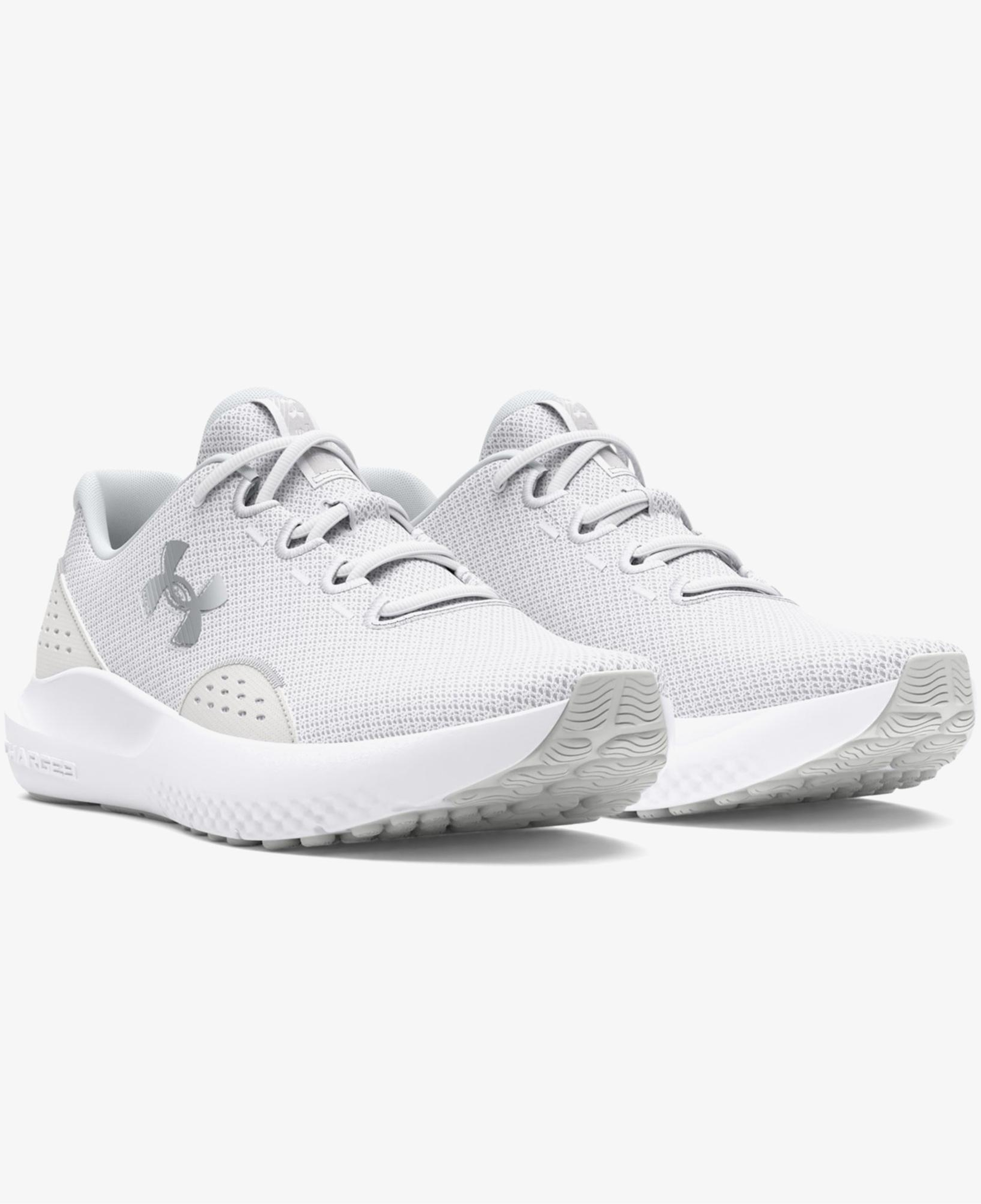 Under Armour Charged Surge 4 Kadın Beyaz Koşu Ayakkabısı