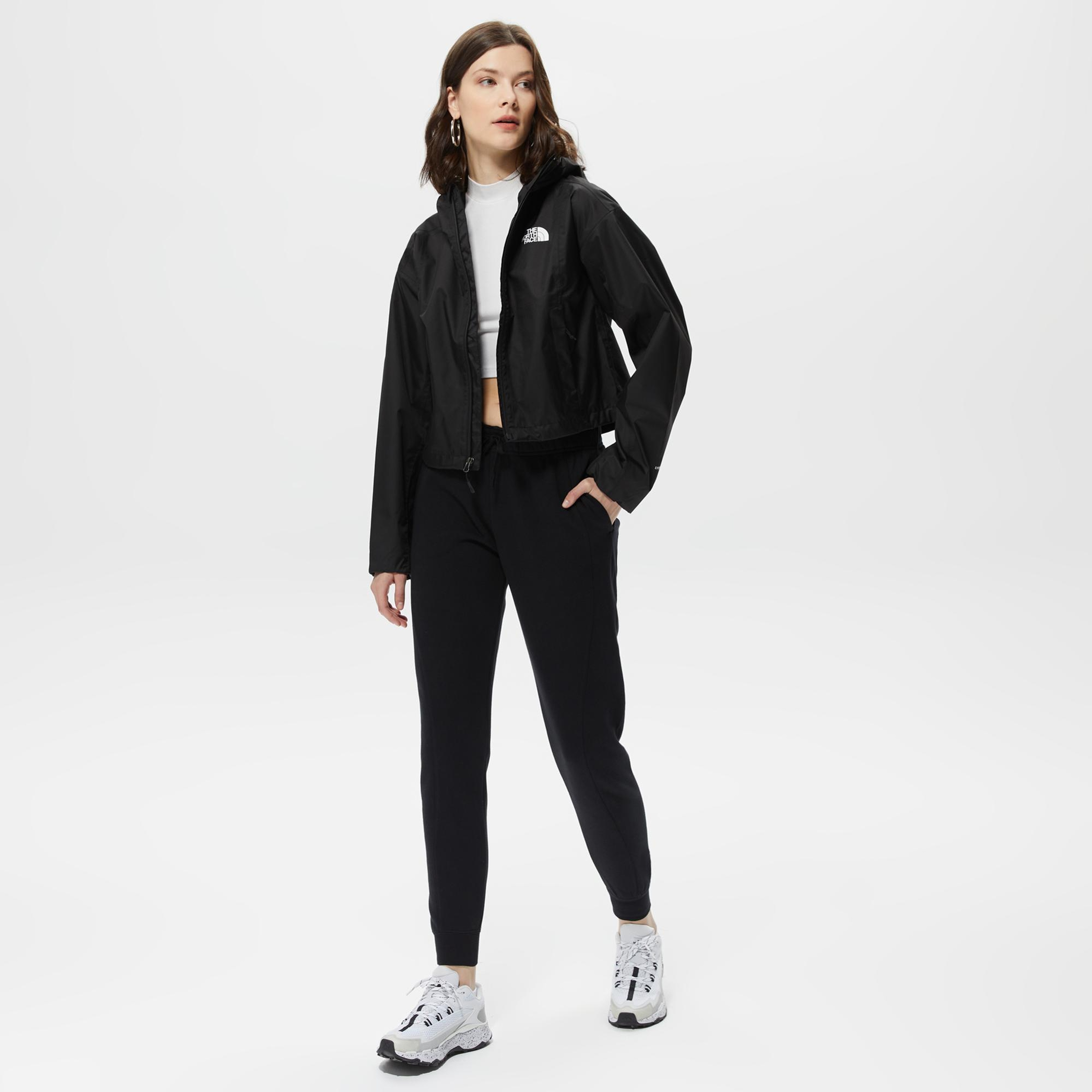 The North Face Cropped Quest Kadın Siyah Outdoor Ceket