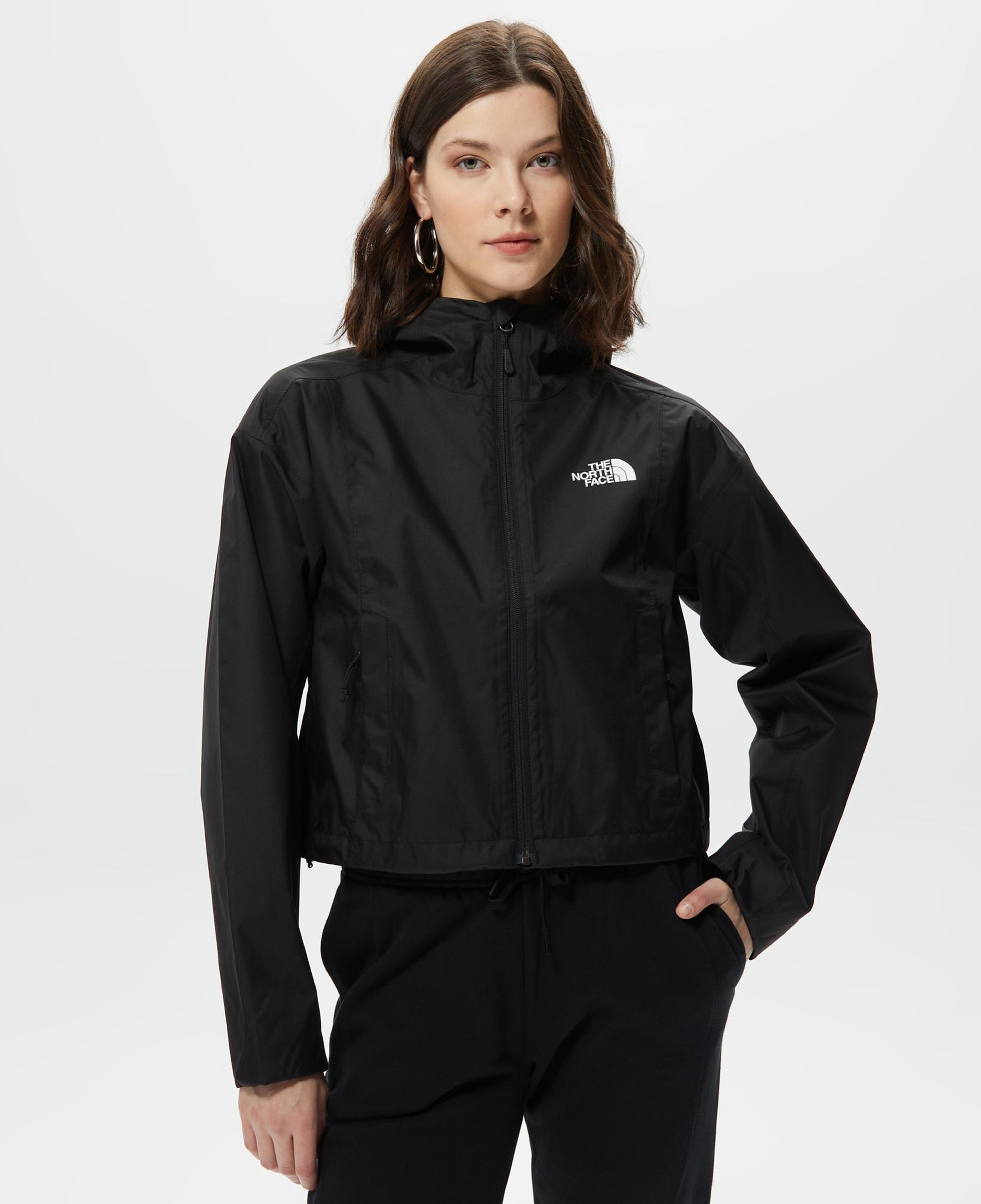 The North Face Cropped Quest Kadın Siyah Outdoor Ceket