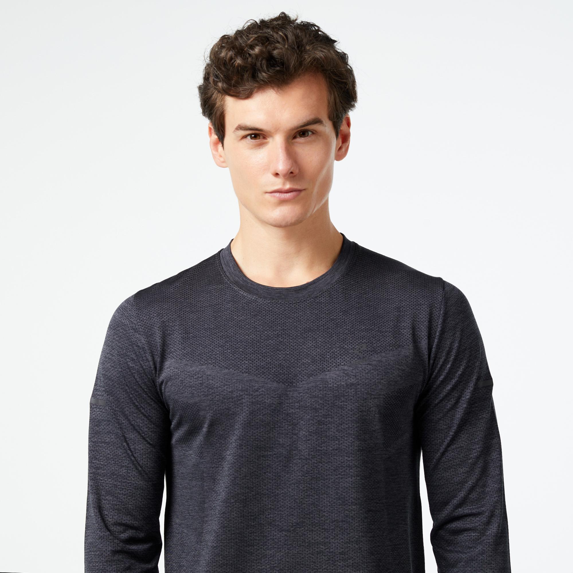 Energetics Tayeb Erkek Gri Uzun Kollu İçlik