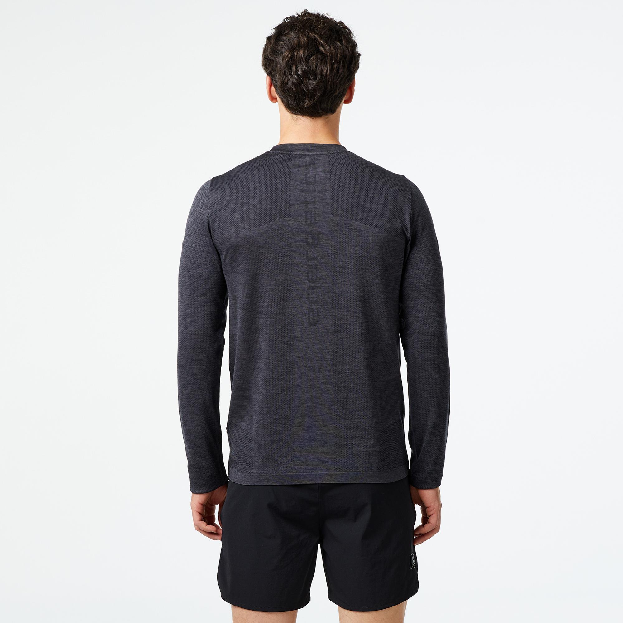 Energetics Tayeb Erkek Gri Uzun Kollu İçlik