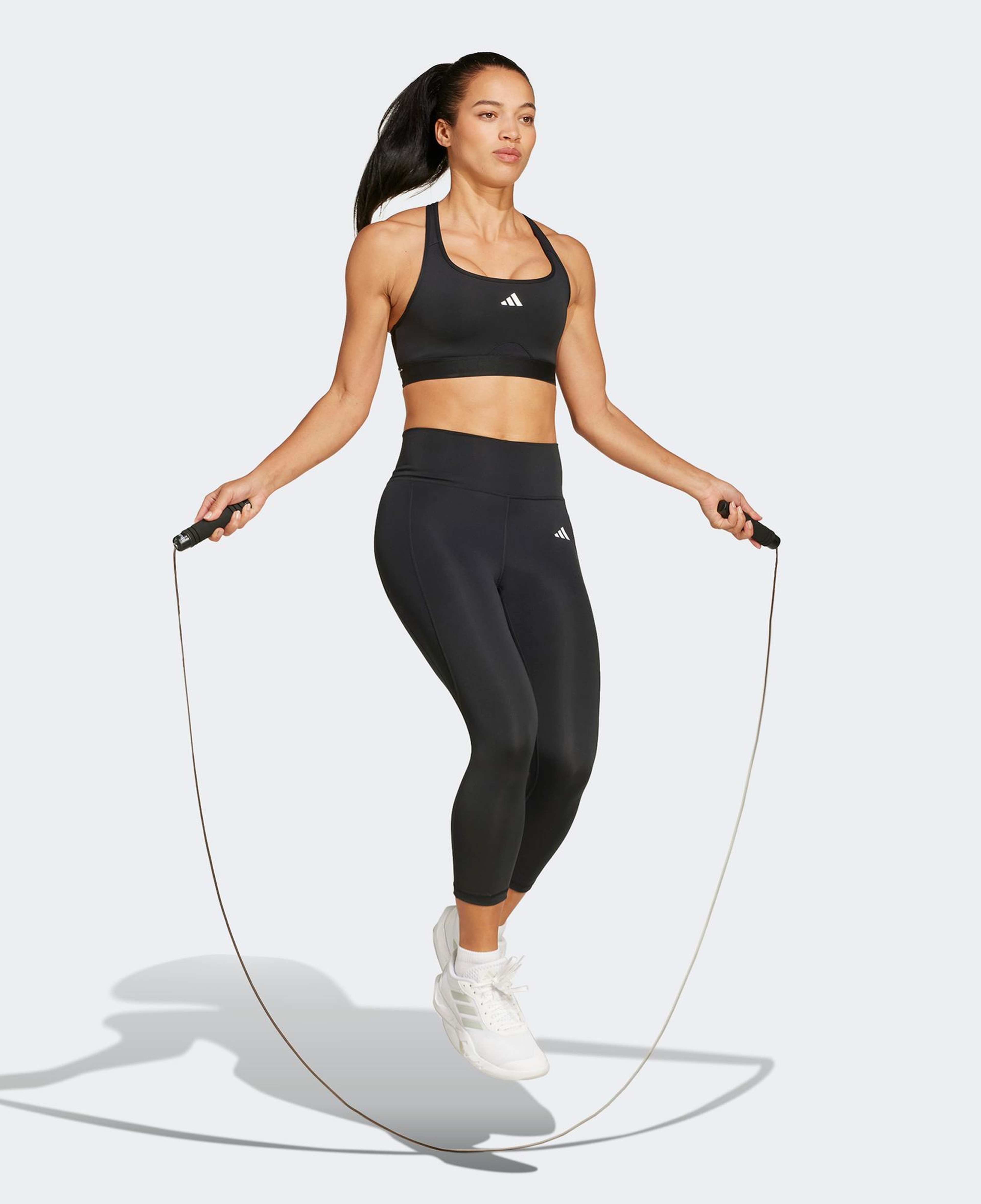 adidas Optime Essentials Stash 3/4 Kadın Siyah Antrenman Taytı