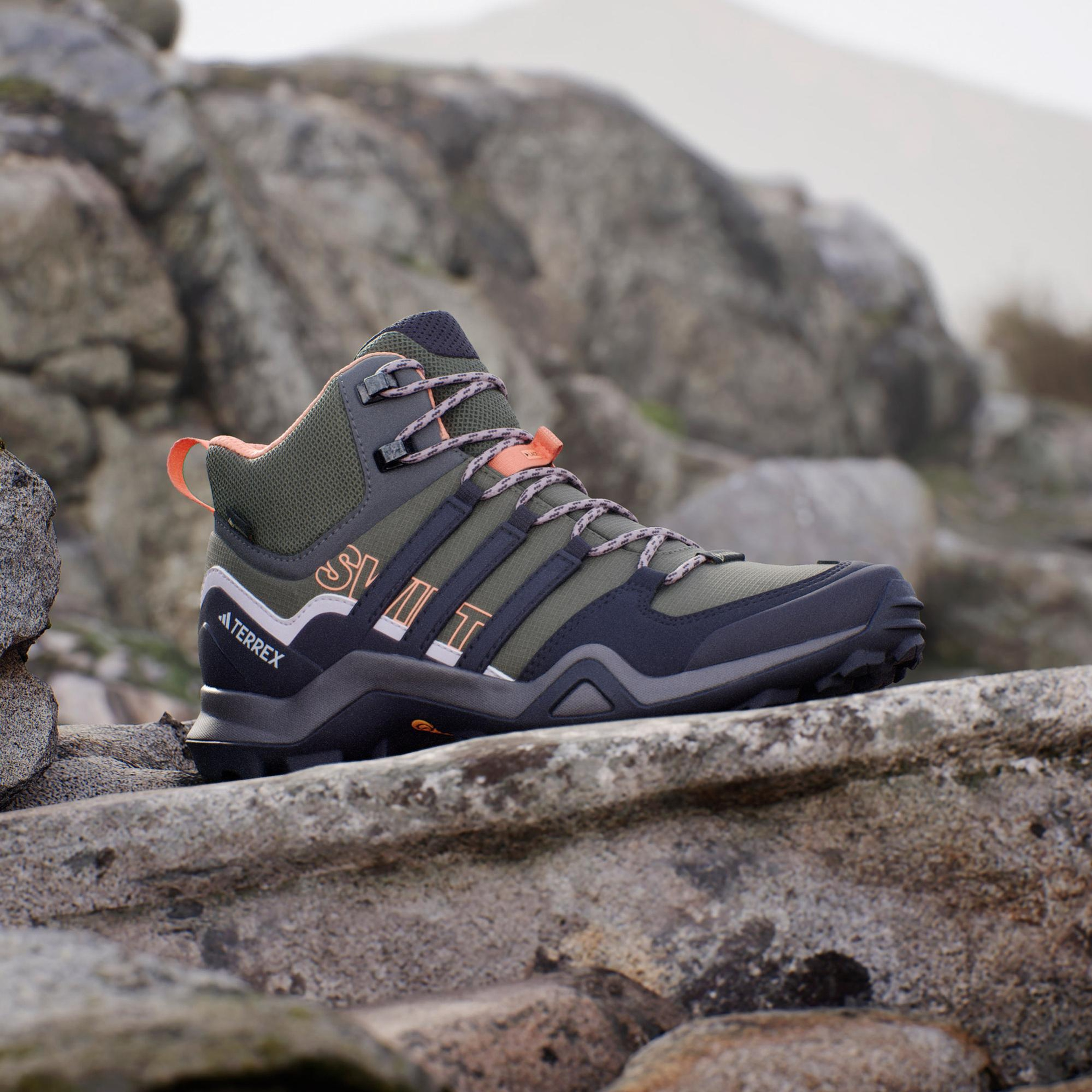 adidas Terrex Swift R2 Mid Kadın Yeşil Outdoor Ayakkabı