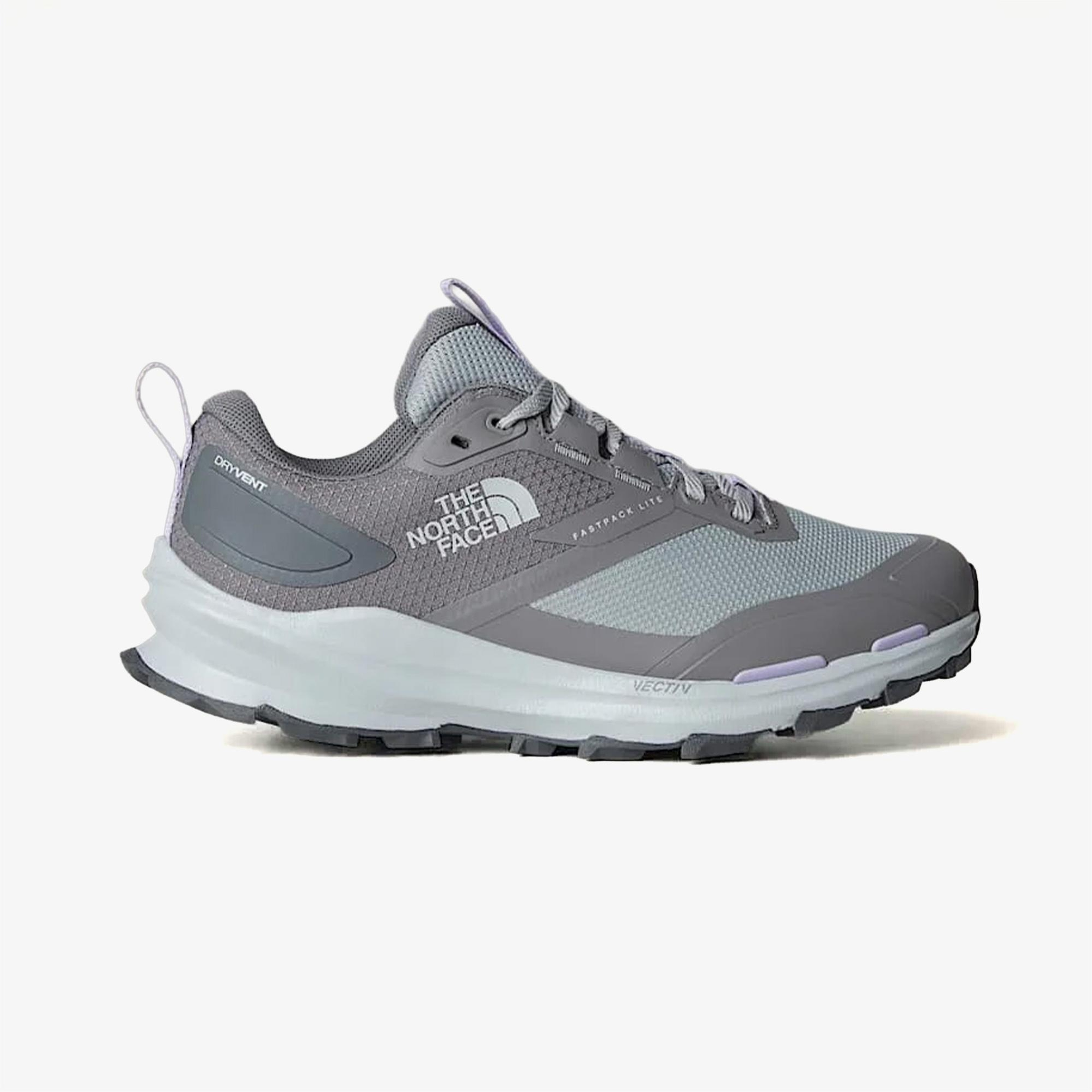 The North Face Vectiv Fastpack Lite Waterproof Kadın Gri Koşu Ayakkabısı