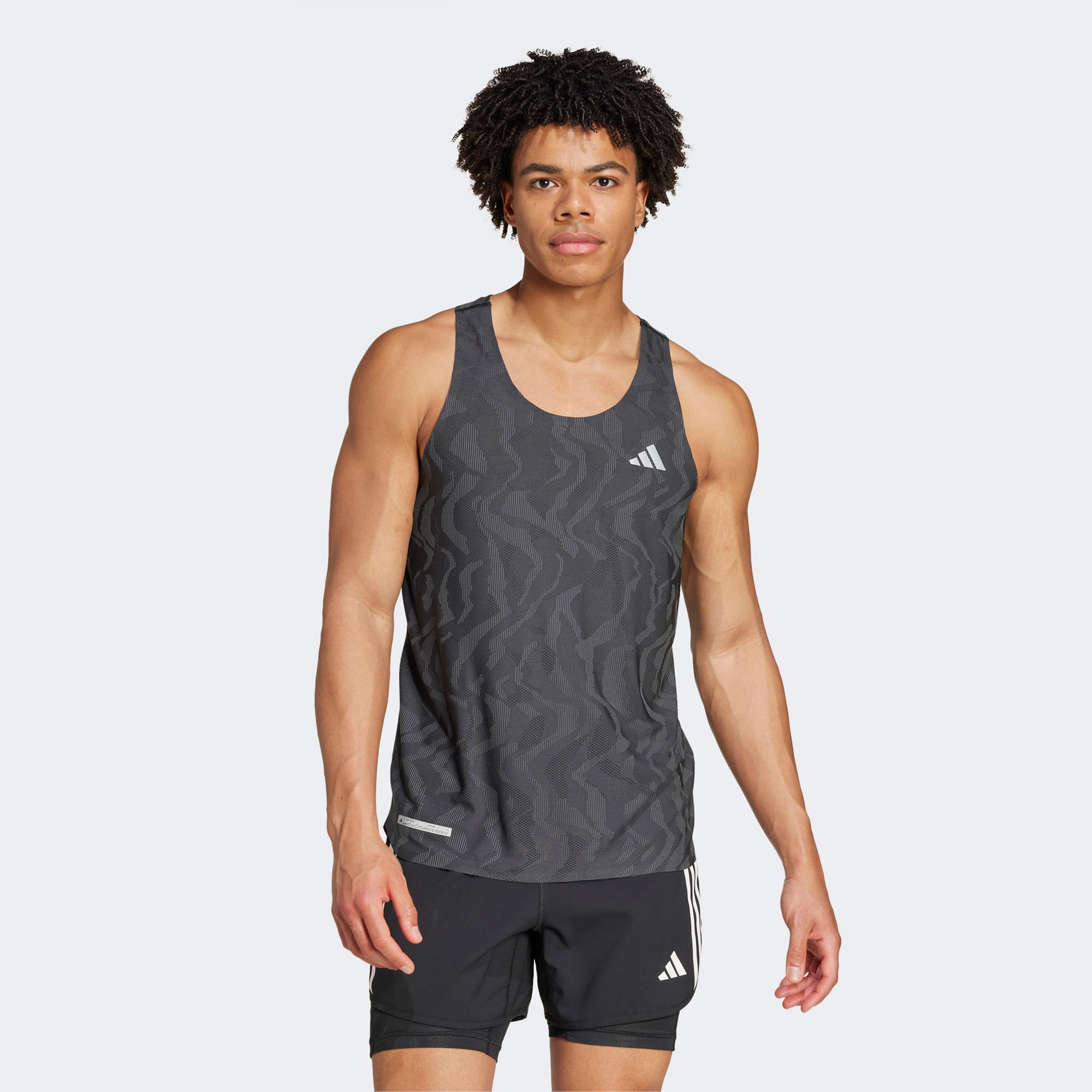 adidas Ultimate Engineered Erkek Gri Koşu Atleti