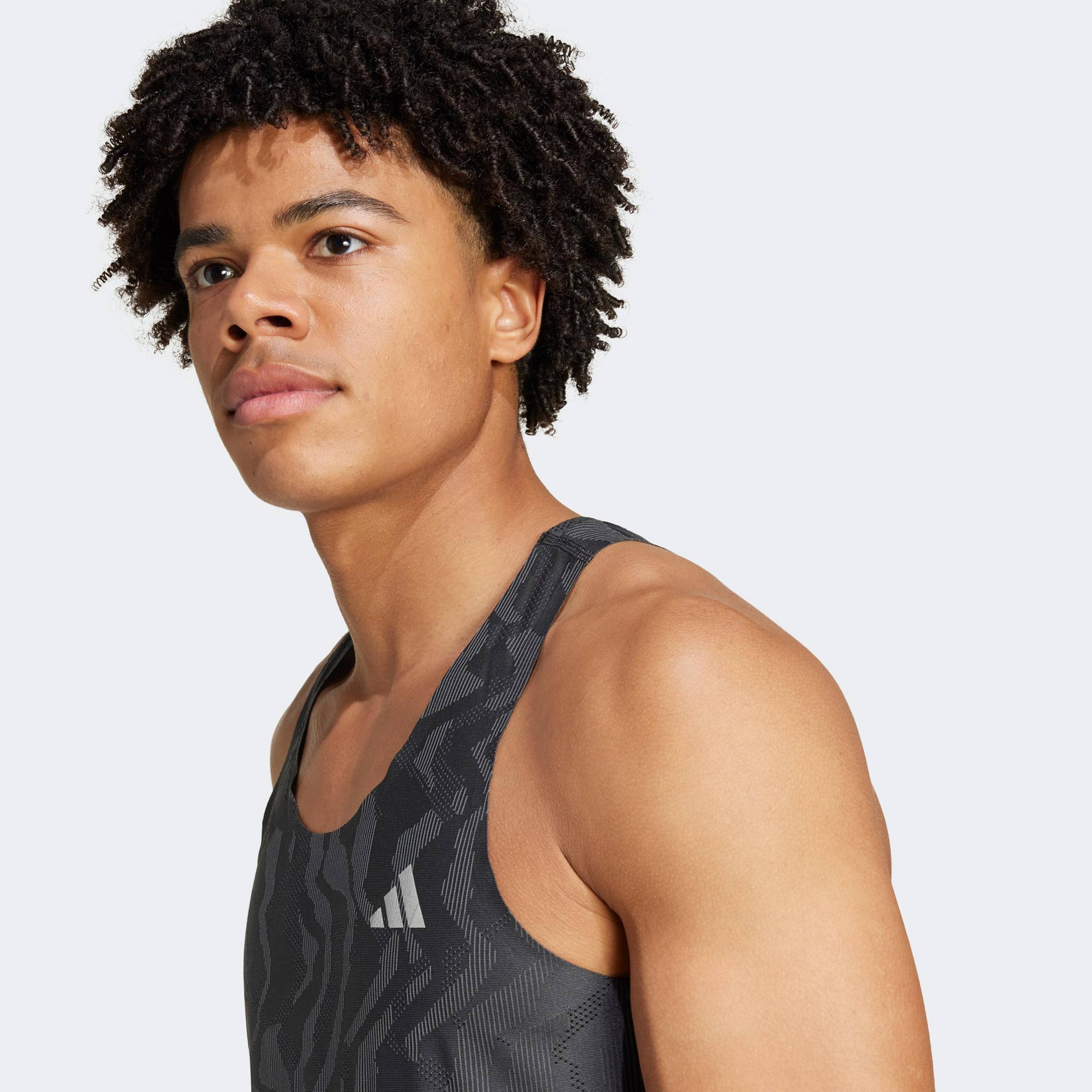 adidas Ultimate Engineered Erkek Gri Koşu Atleti