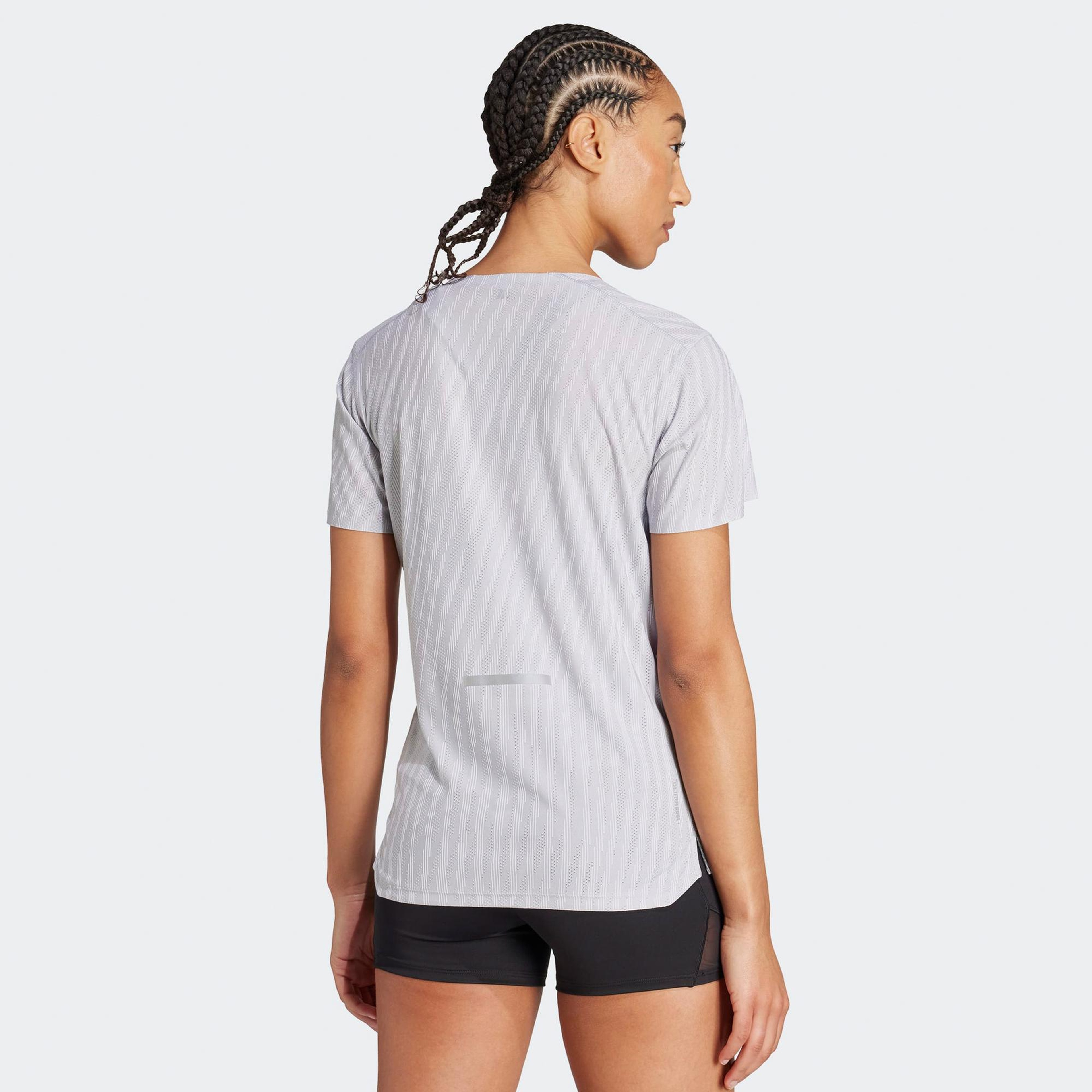 adidas Adi365 Running Climacool+ Kadın Gri Koşu T-Shirt