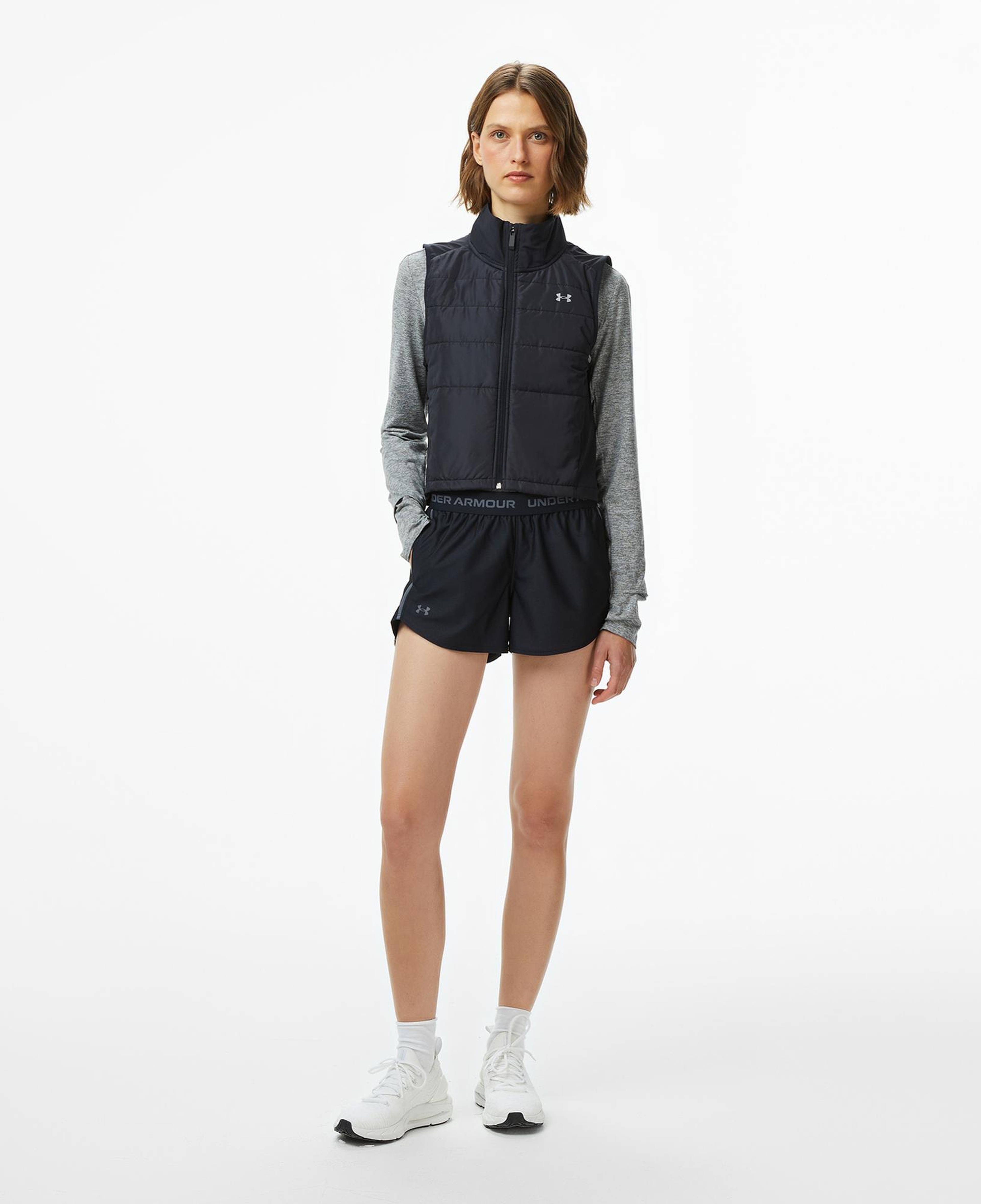 Under Armour Launch Insulated Est Kadın Siyah Koşu Yeleği