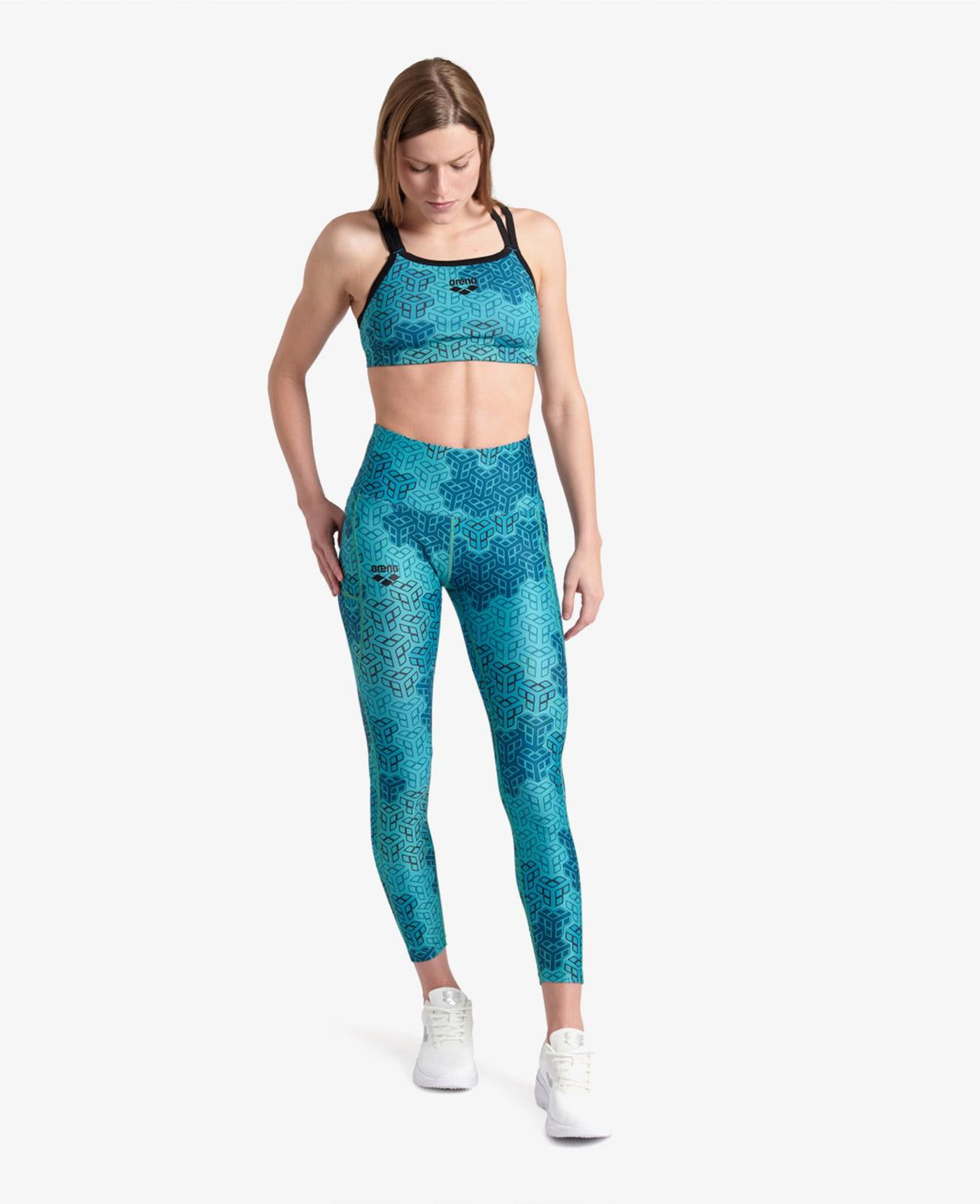 Arena Seamless Tank Kadın Mavi Bra