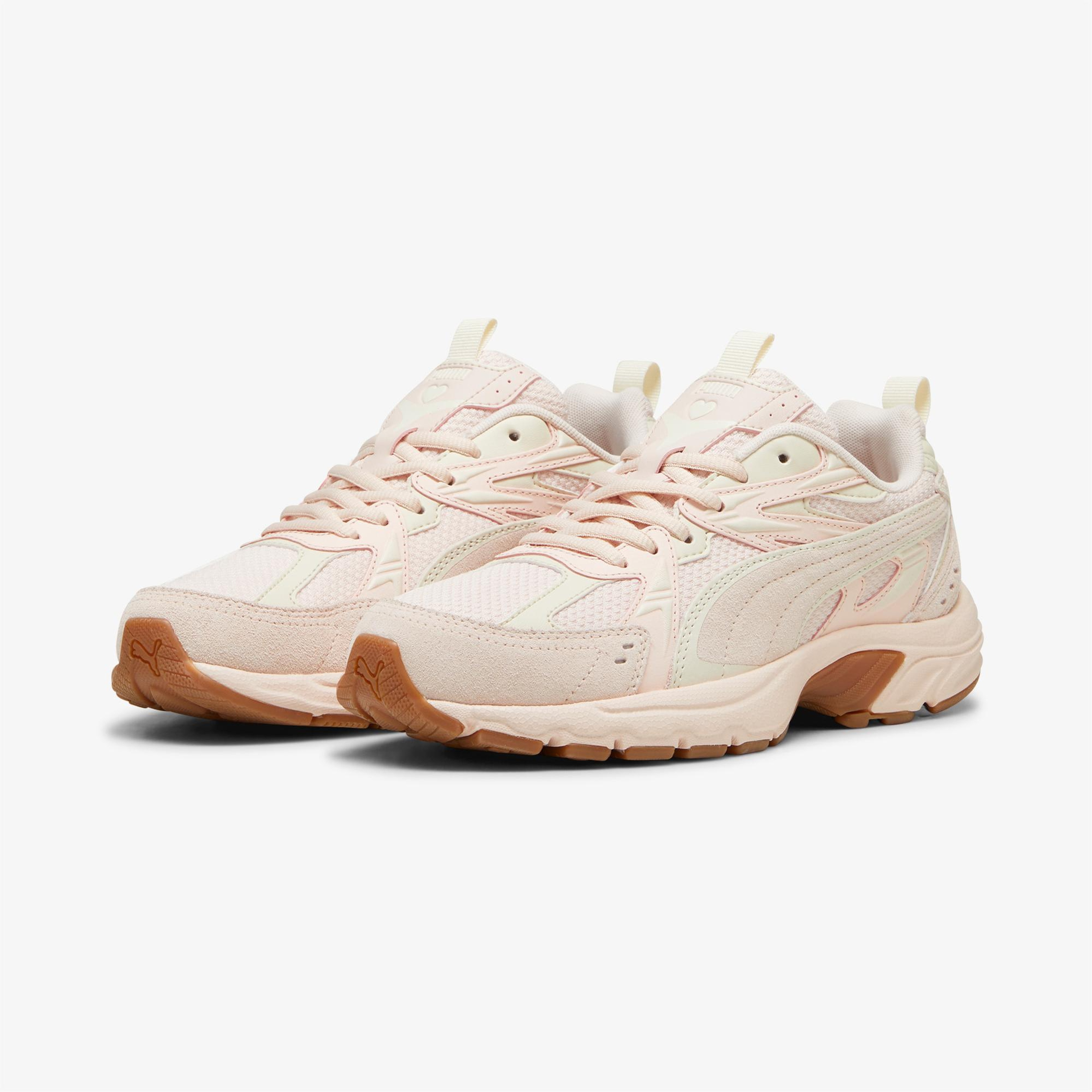 Puma Milenio Tech Suede Kadın Bej Spor Ayakkabı