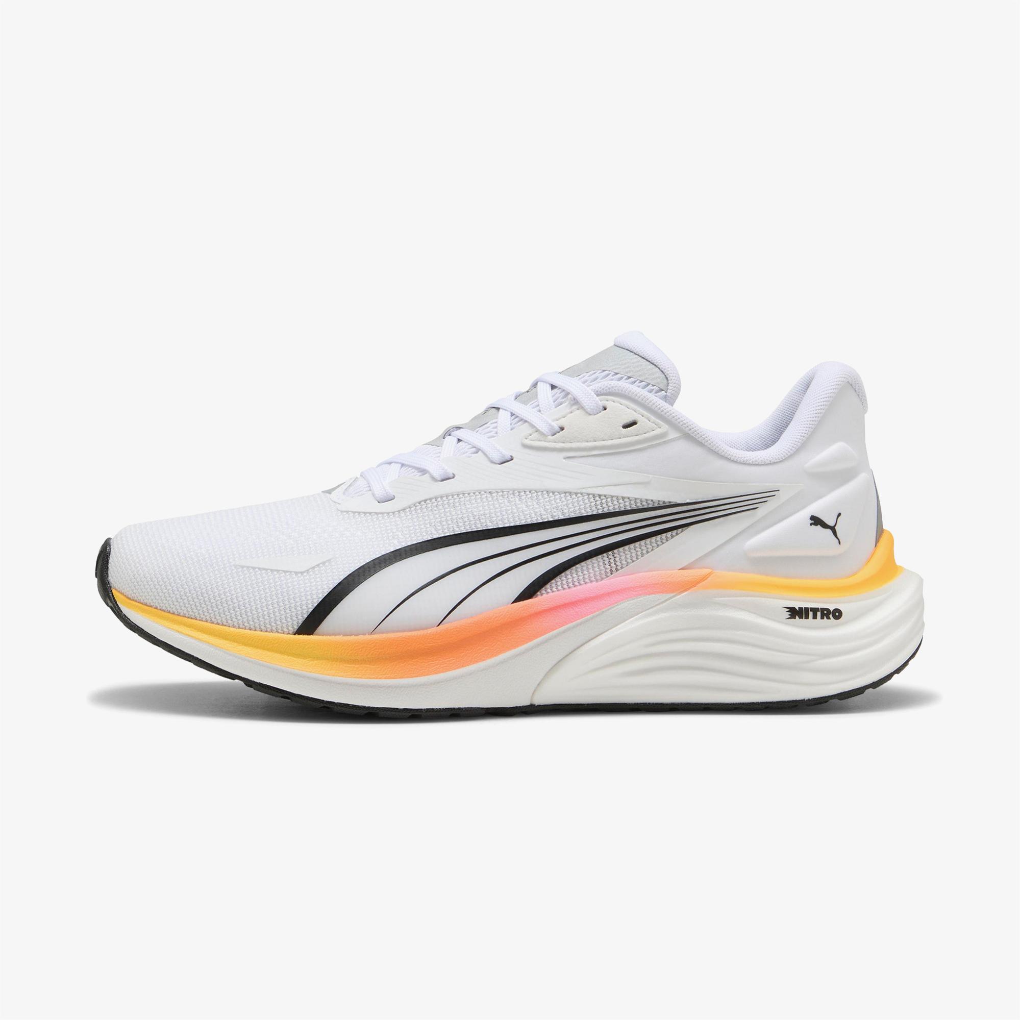 Puma Electrify Nitro 4 Erkek Beyaz Koşu Ayakkabısı