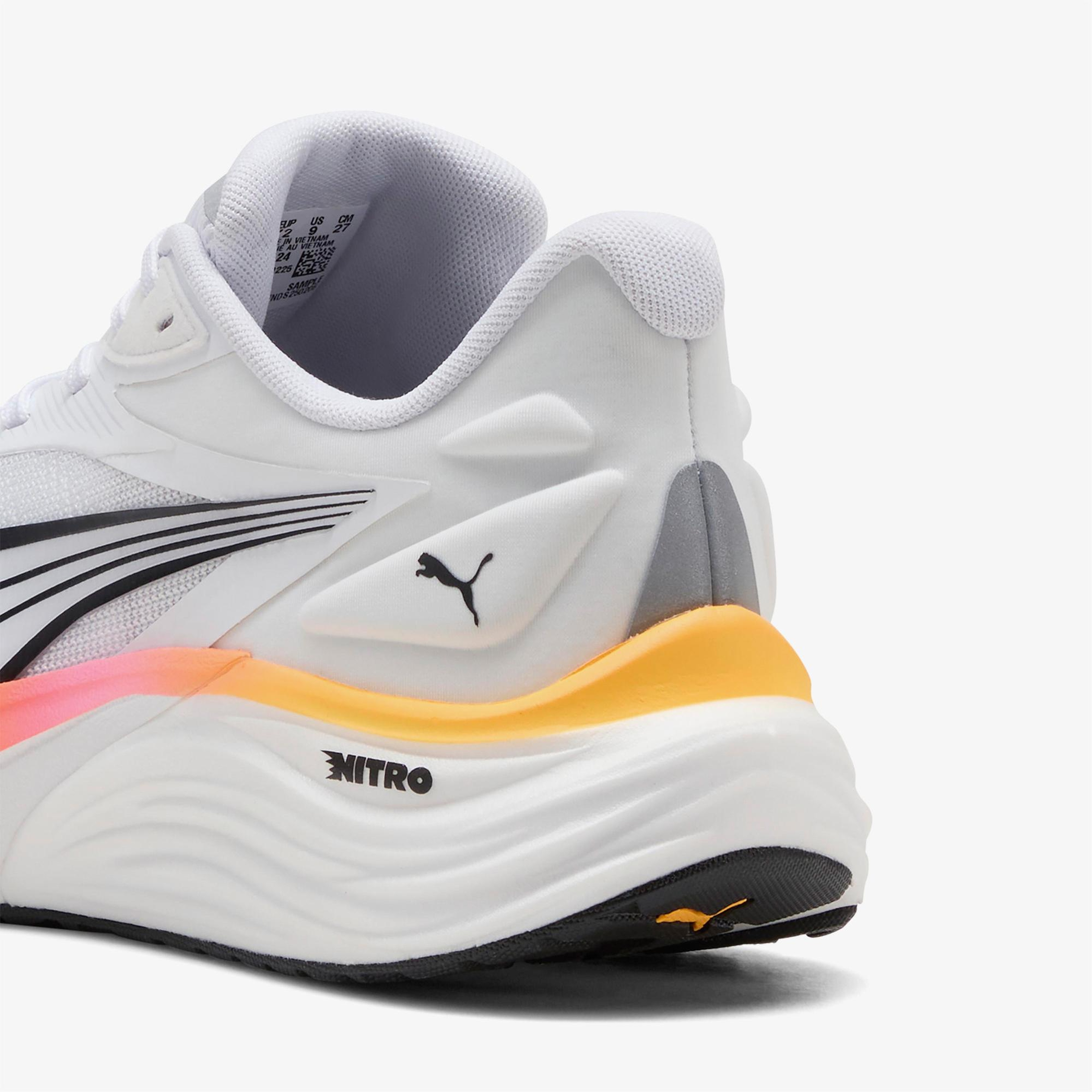 Puma Electrify Nitro 4 Erkek Beyaz Koşu Ayakkabısı