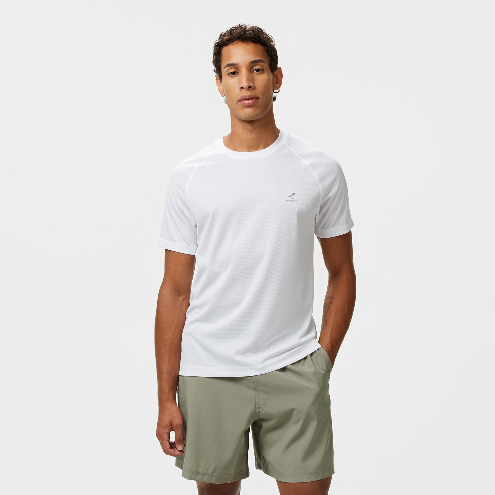 Energetics Martin Ss Erkek Beyaz Koşu T-Shirt