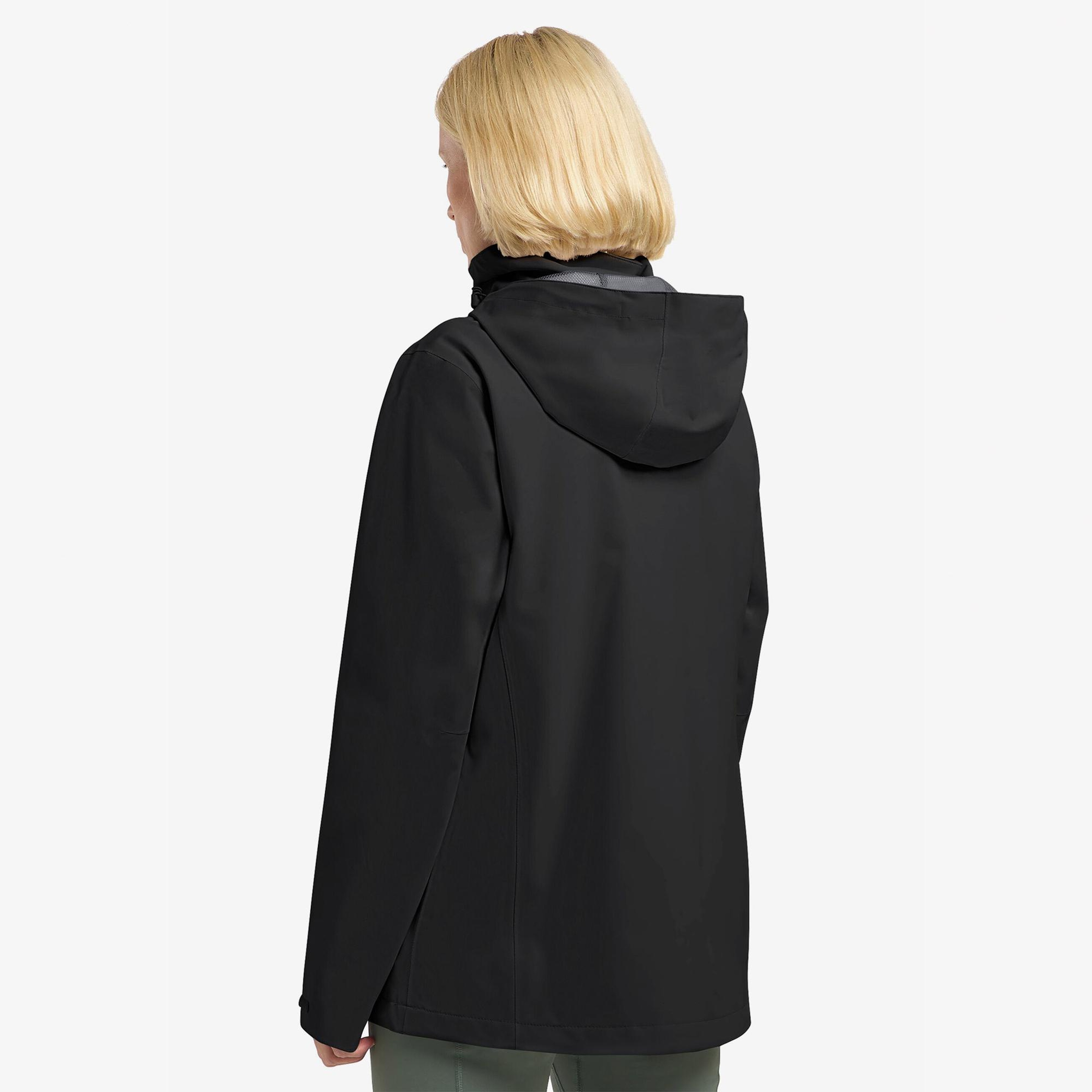 Jack Wolfskin Trailtime 2L Kadın Siyah Outdoor Ceket