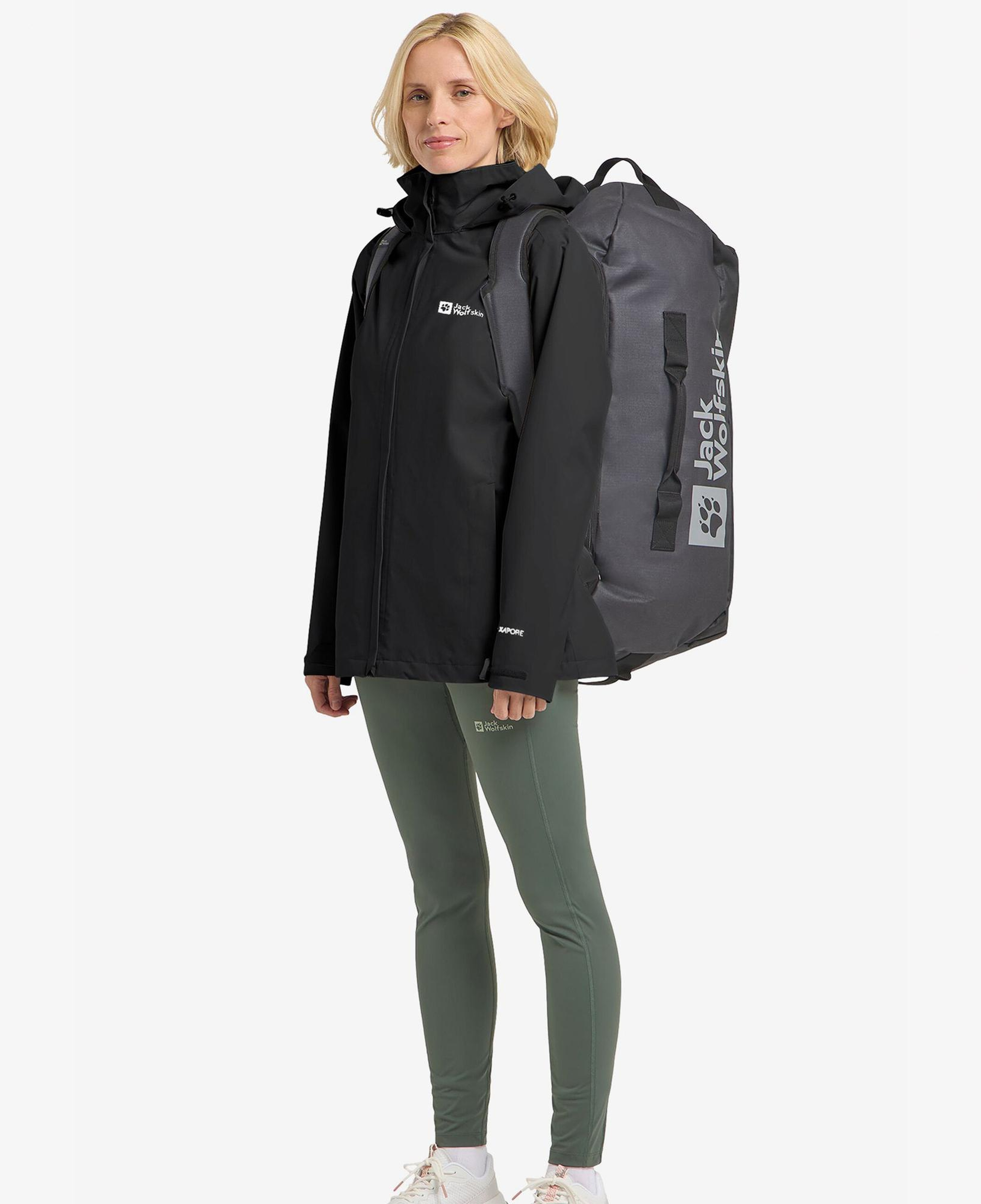 Jack Wolfskin Trailtime 2L Kadın Siyah Outdoor Ceket