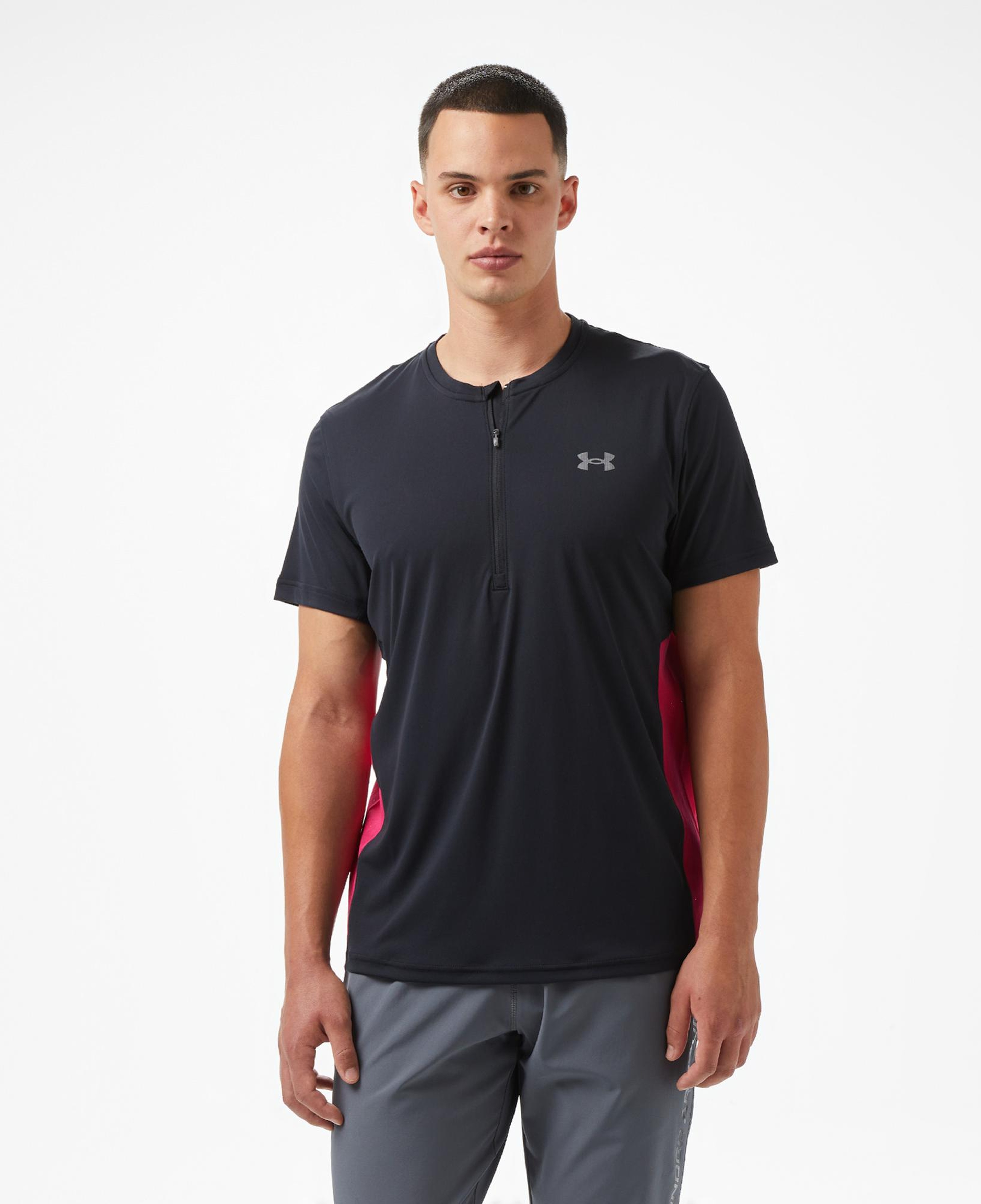 Under Armour Trail Run Erkek Siyah T-Shirt