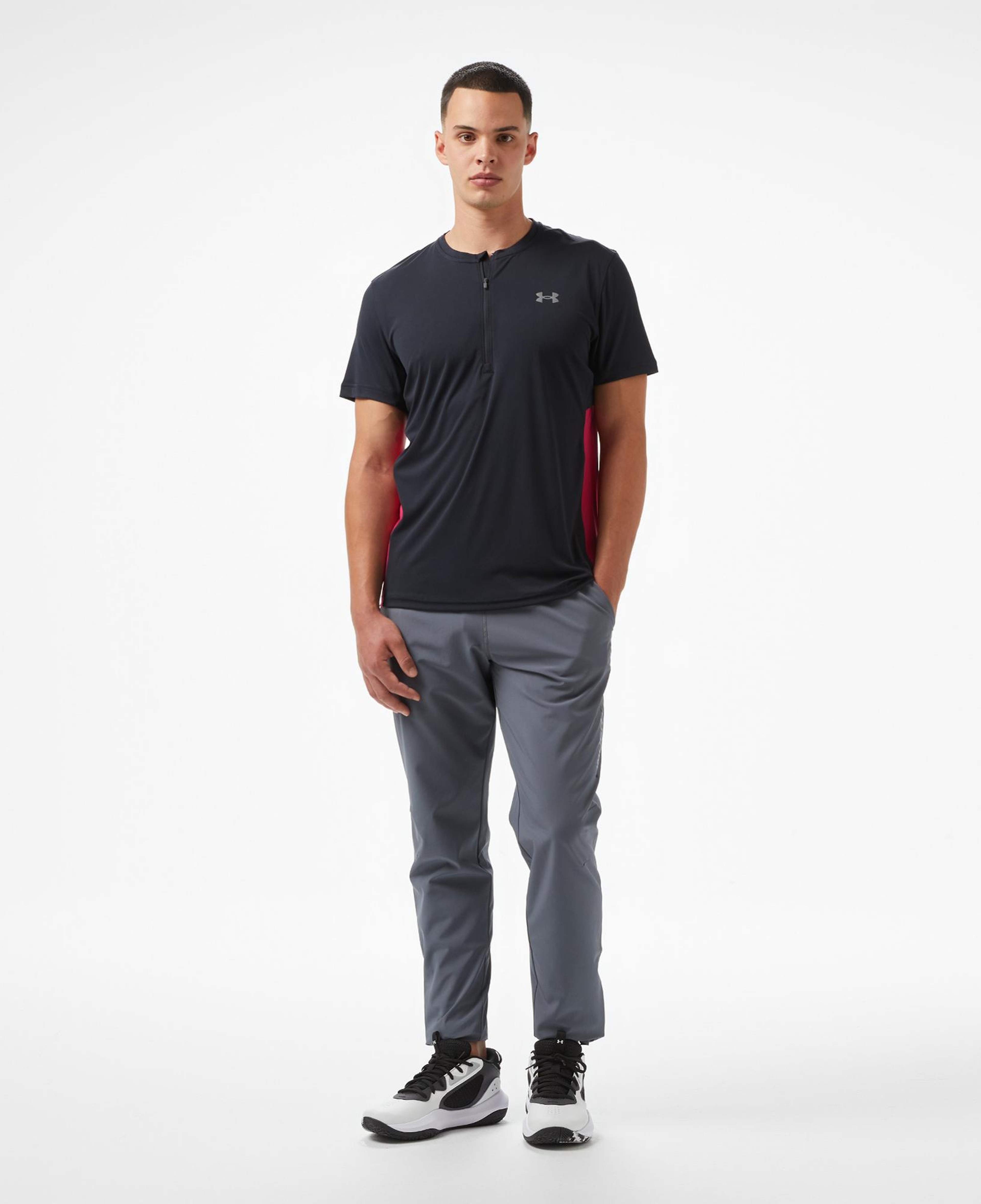 Under Armour Trail Run Erkek Siyah T-Shirt