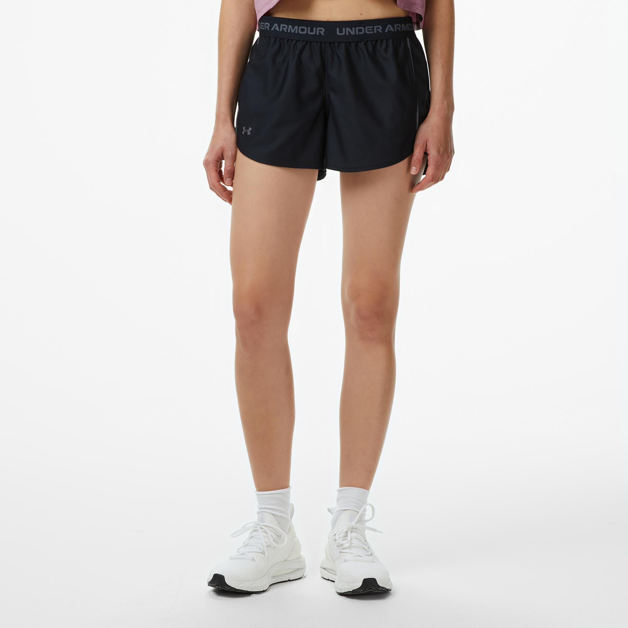 Under Armour Tech Play Up Kadın Siyah Antrenman Şort