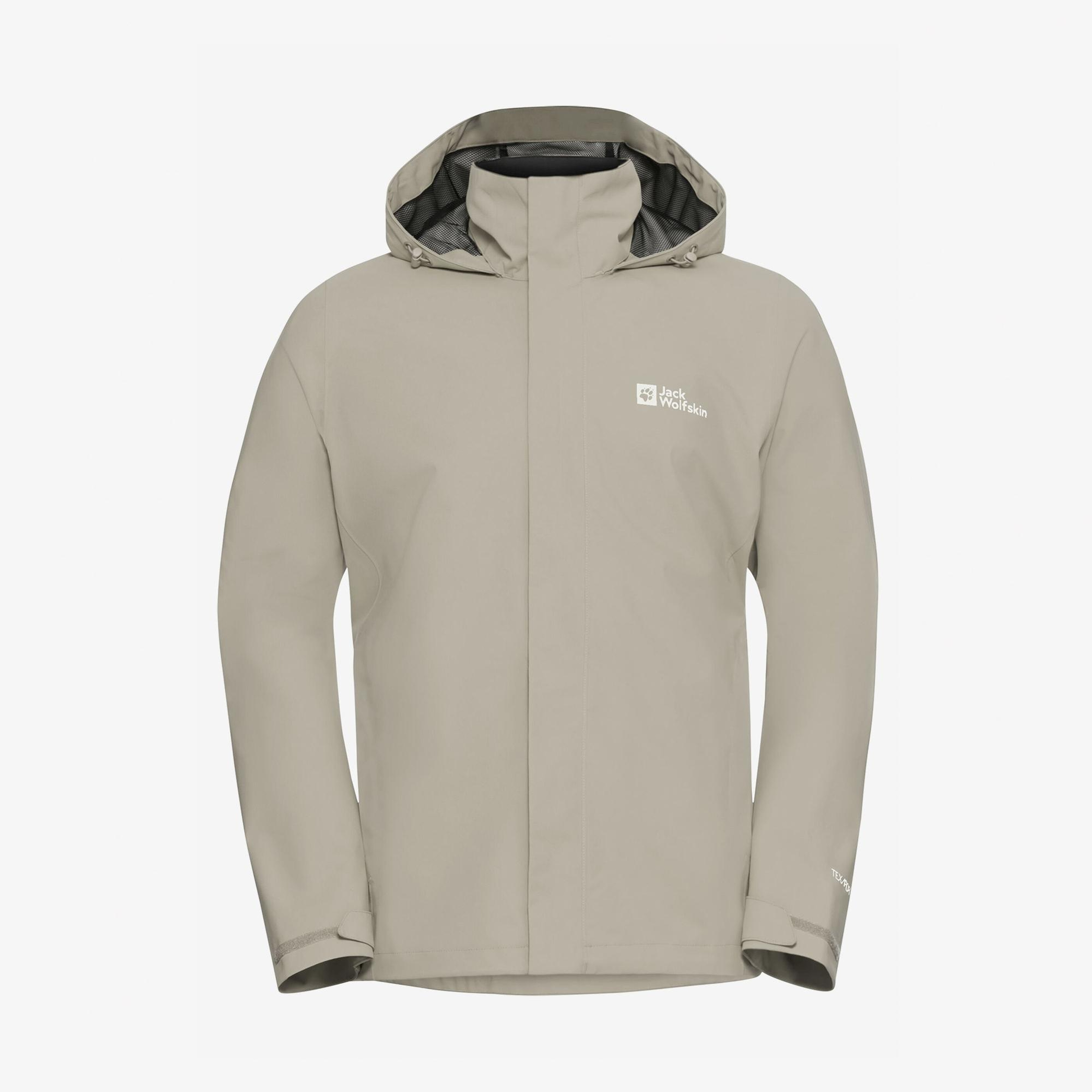 Jack Wolfskin Trailtime 2L Erkek Krem Outdoor Ceket