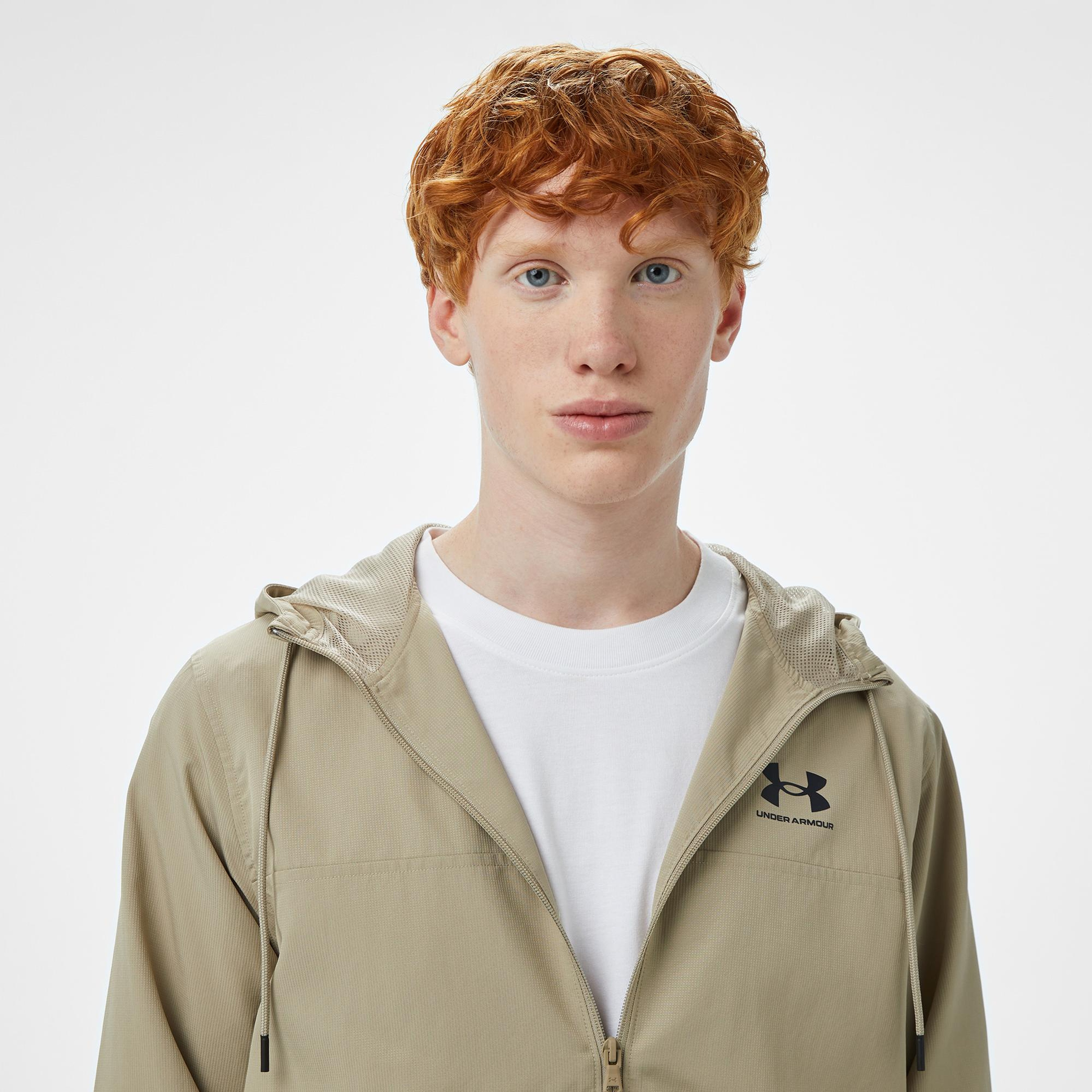 Under Armour Rial Wn Windbreaker Erkek Kahverengi Rüzgarlık