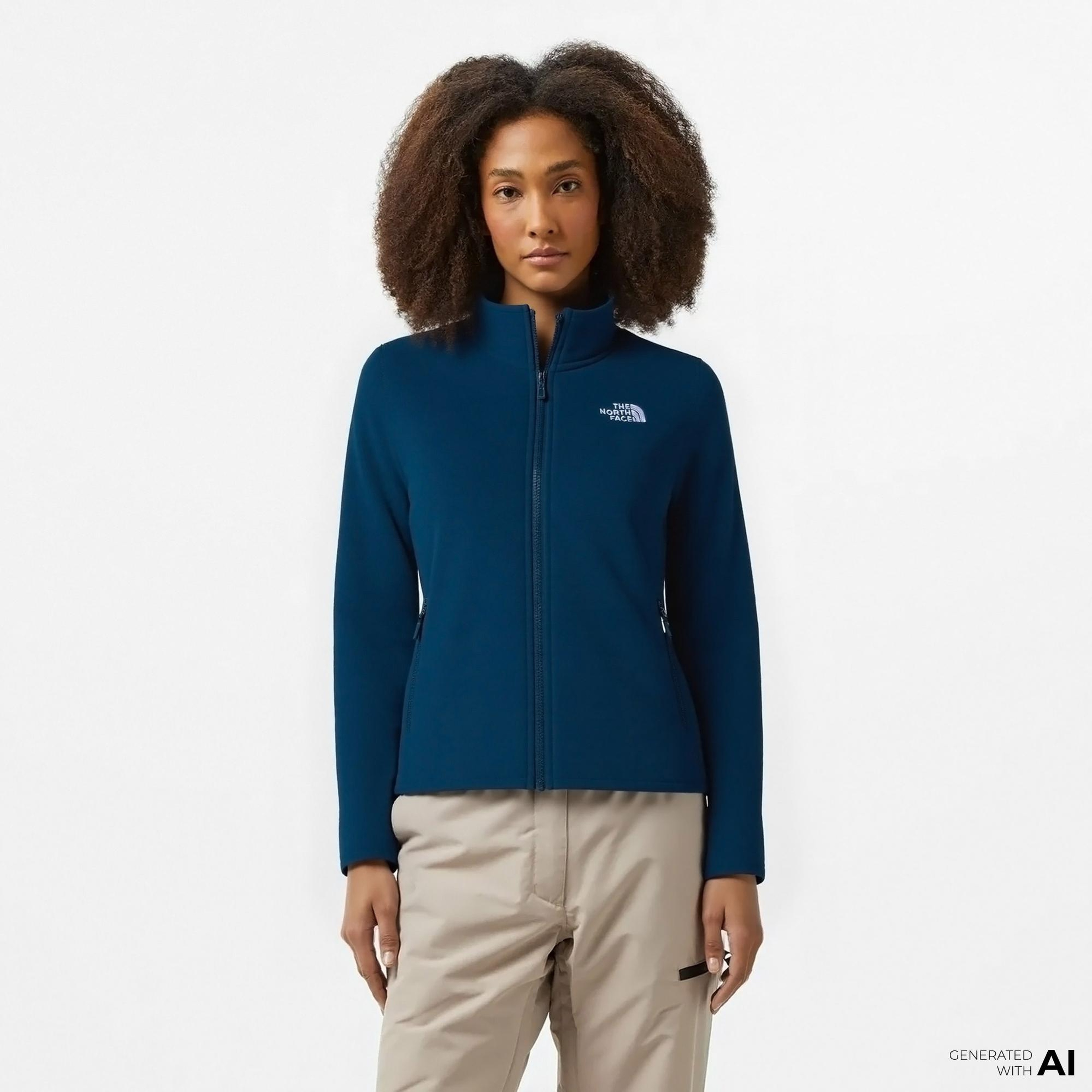 The North Face 100 Glacier Kadın Mavi Polar