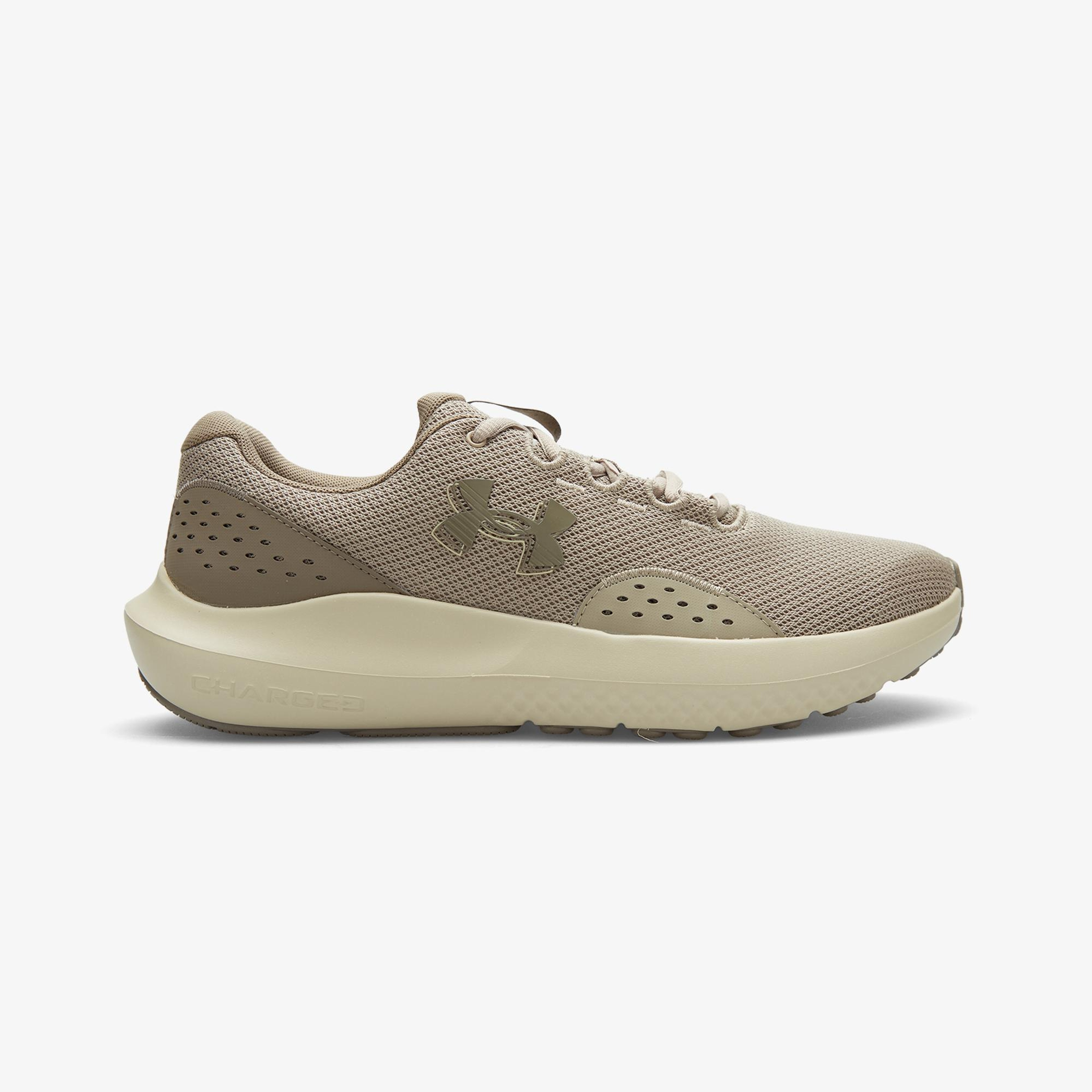 Under Armour Charged Surge 4 Erkek Kahverengi Koşu Ayakkabısı