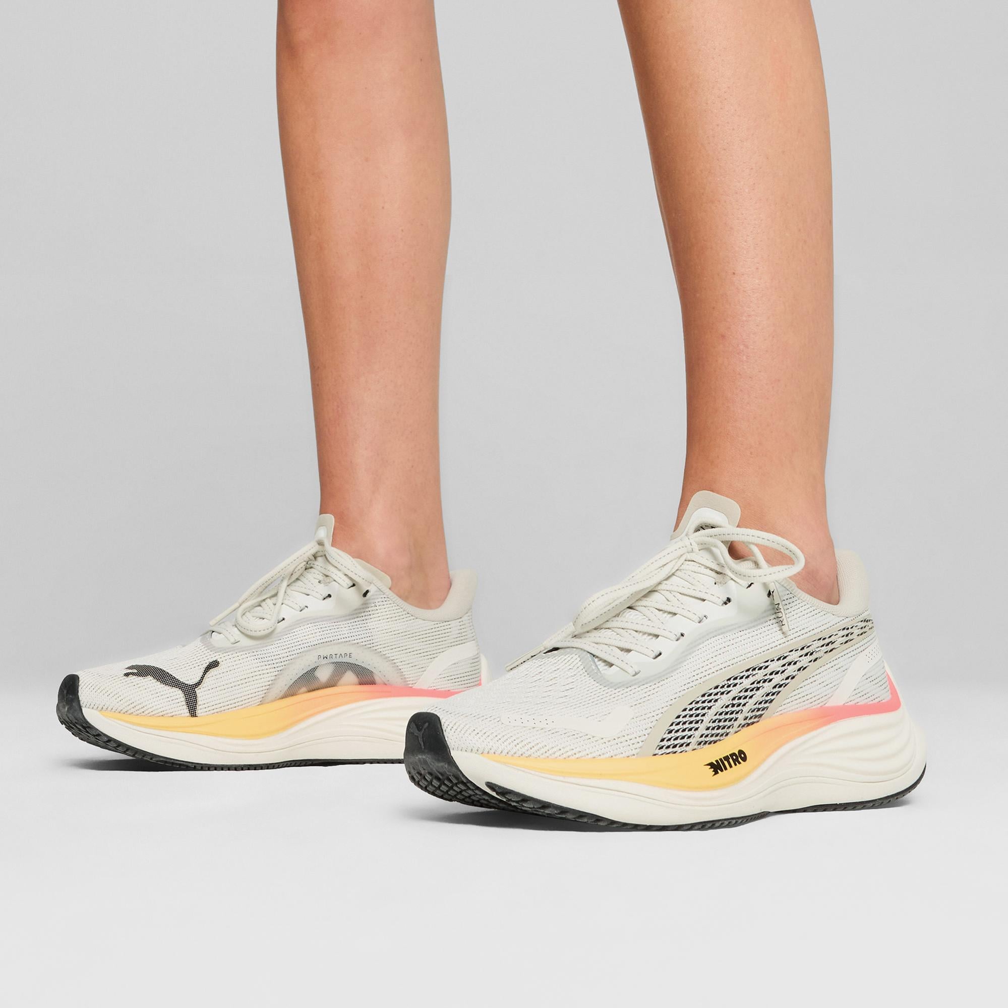 Puma Velocity Nitro 3 Kadın Beyaz Koşu Ayakkabısı