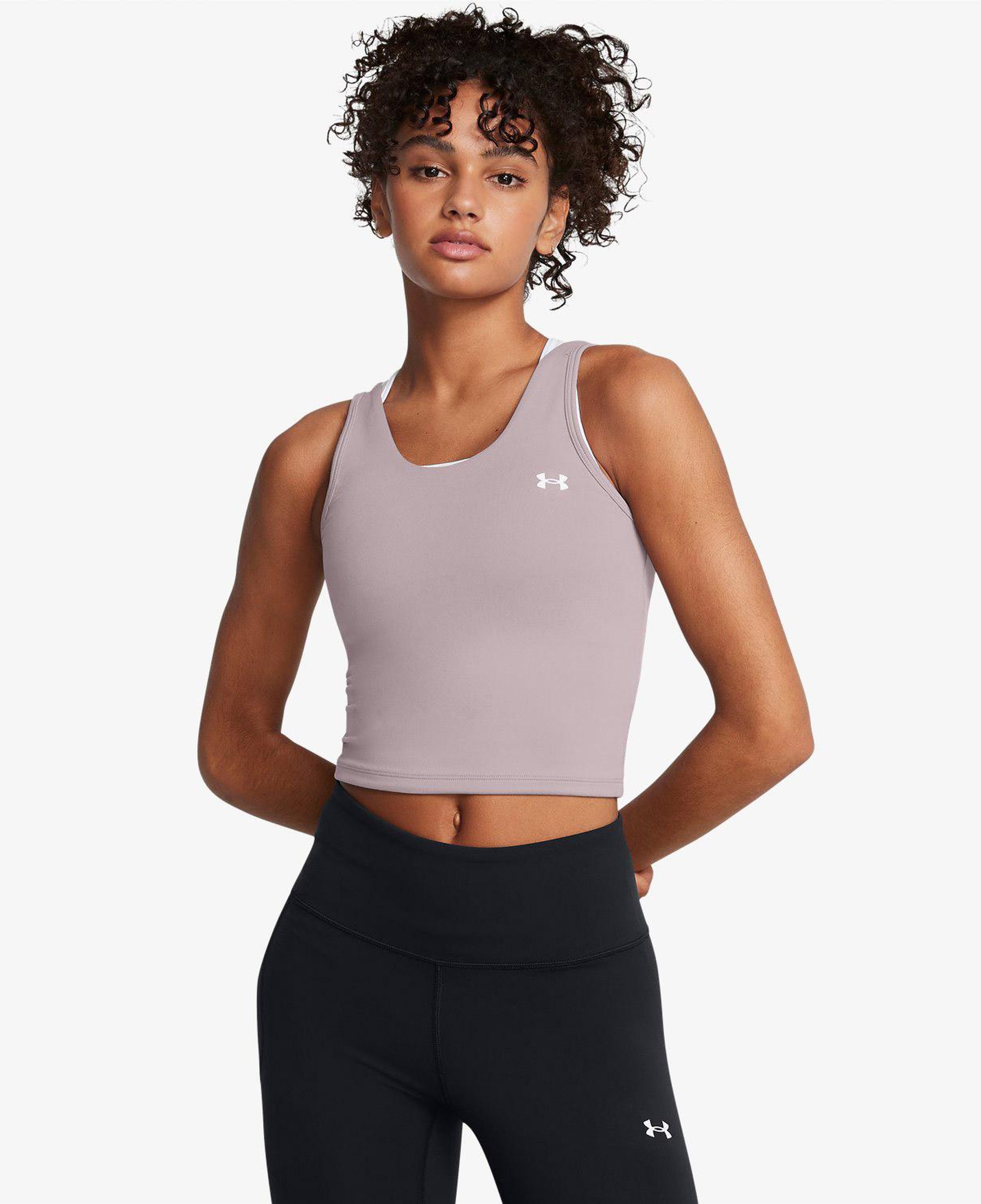 Under Armour Motion Tank Kadın Pembe Antrenman Bra