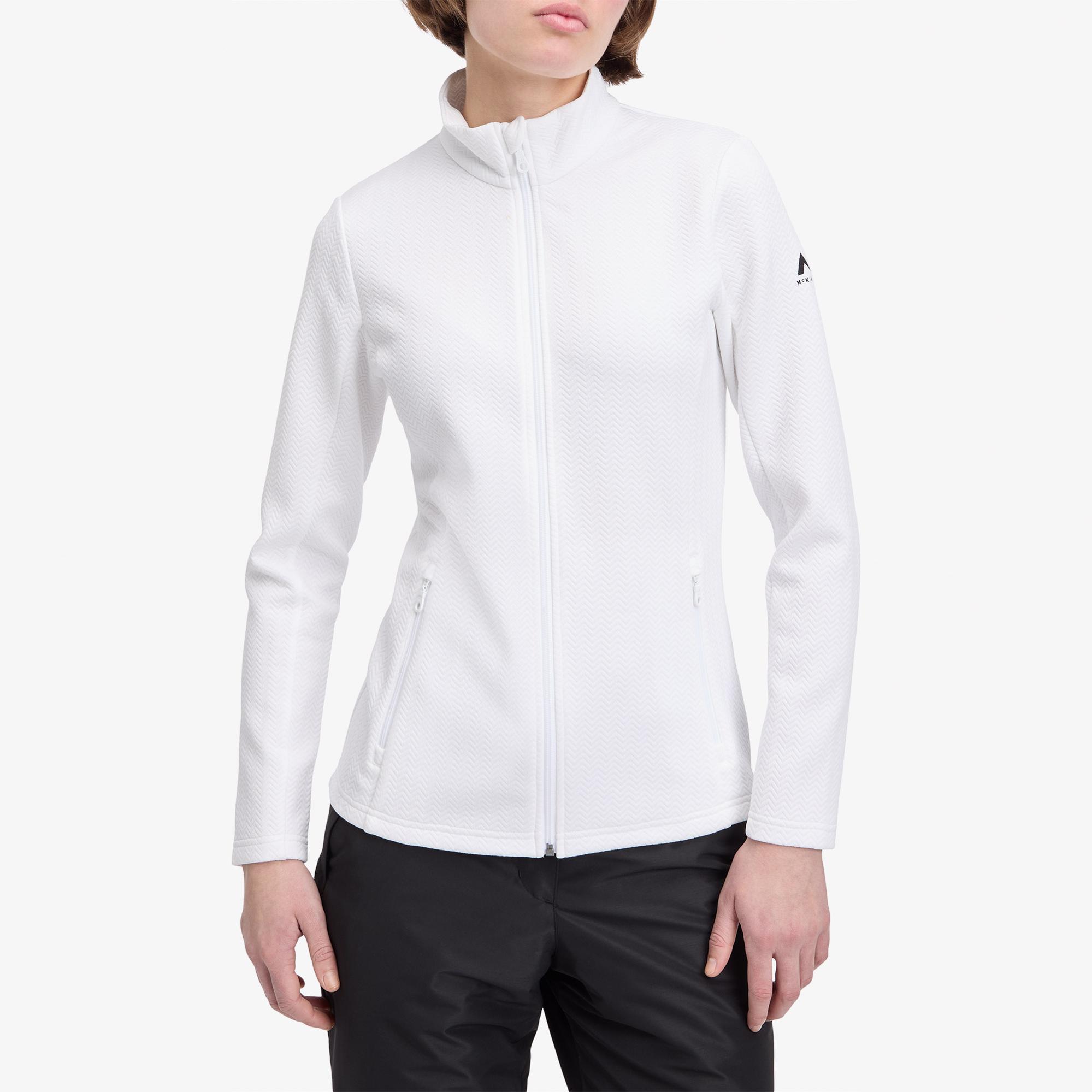 McKinley Havina III Fz Kadın Beyaz Kayak Polar