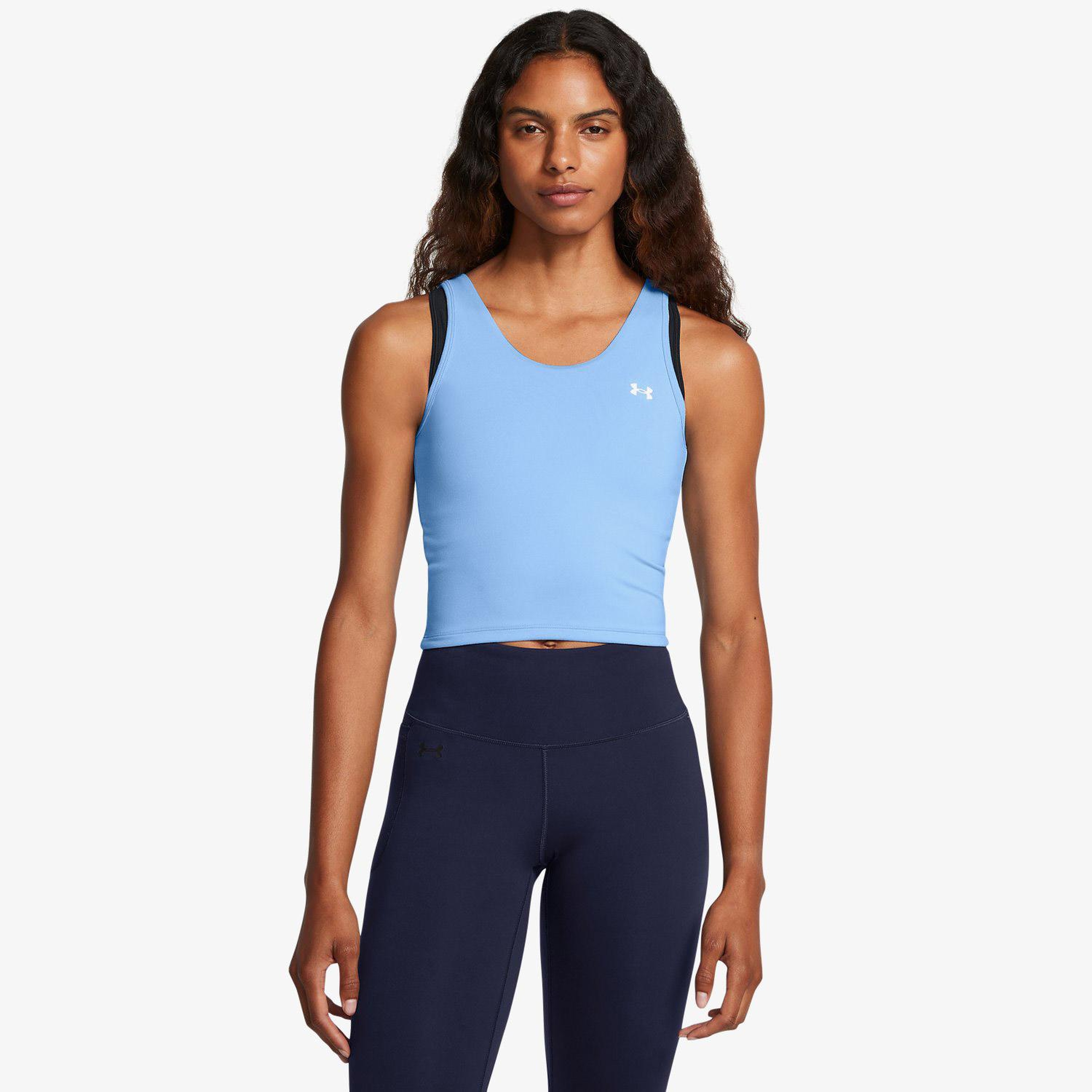 Under Armour Motion Tank Kadın Mavi Antrenman Bra