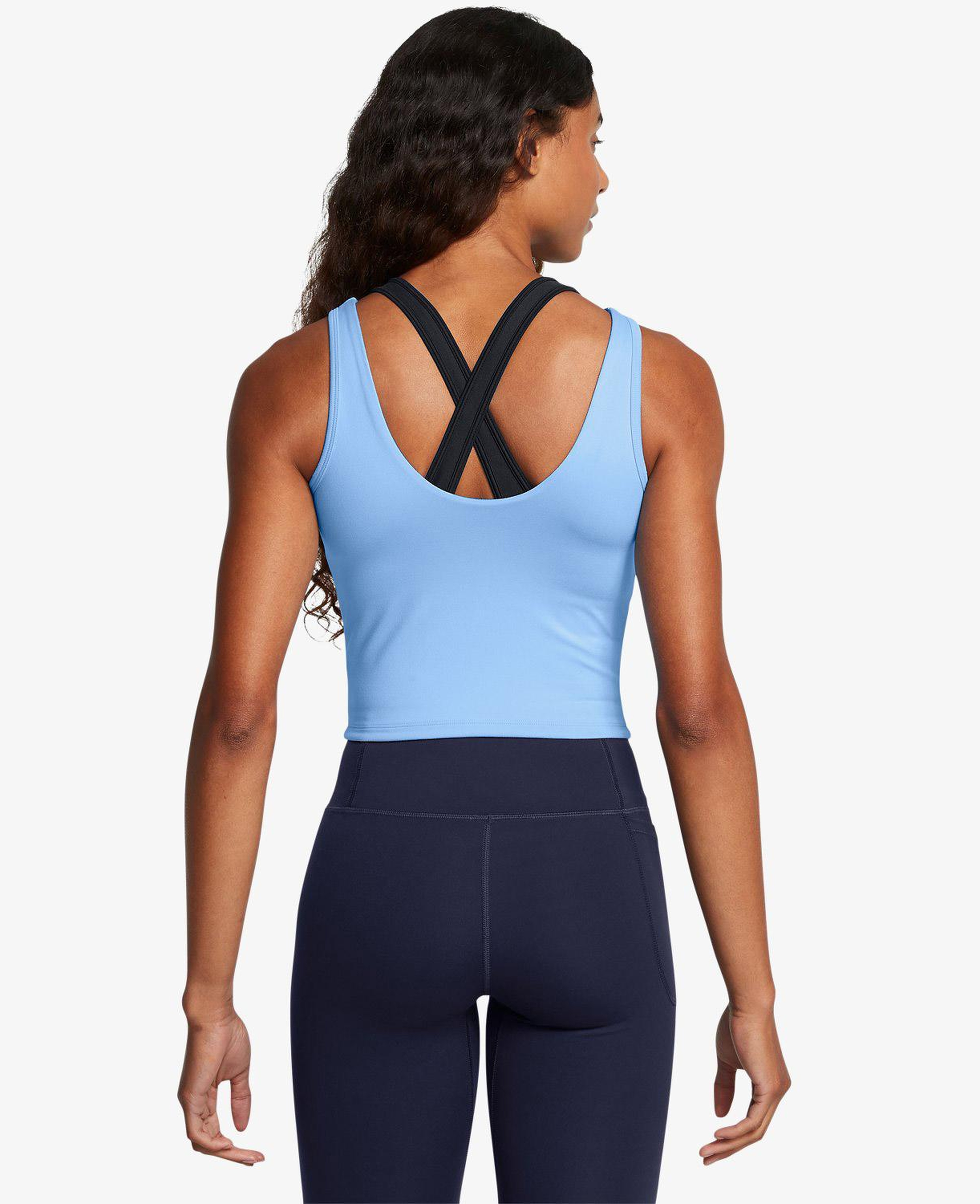 Under Armour Motion Tank Kadın Mavi Antrenman Bra