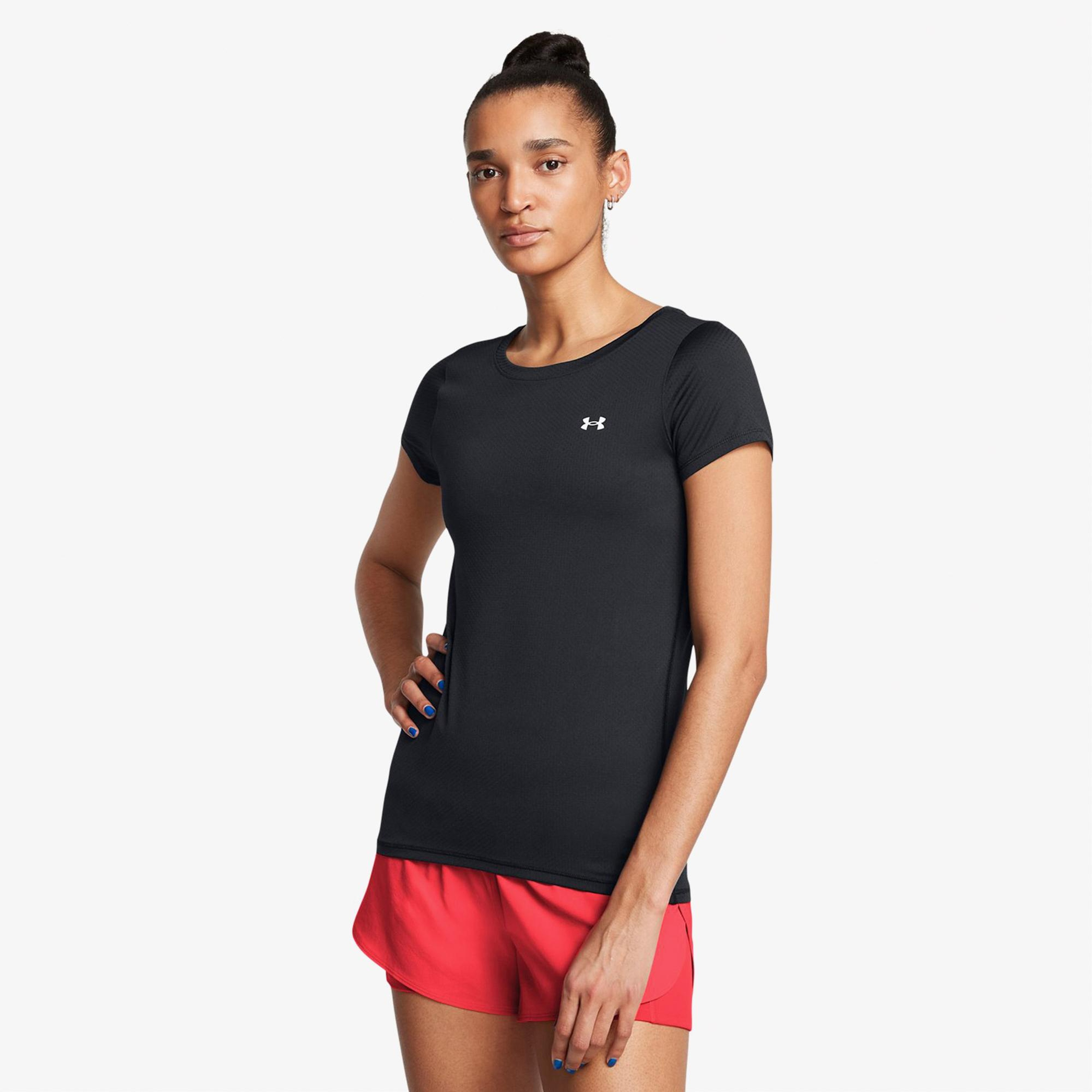 Under Armour Tech Mesh Kadın Siyah Antrenman T-Shirt