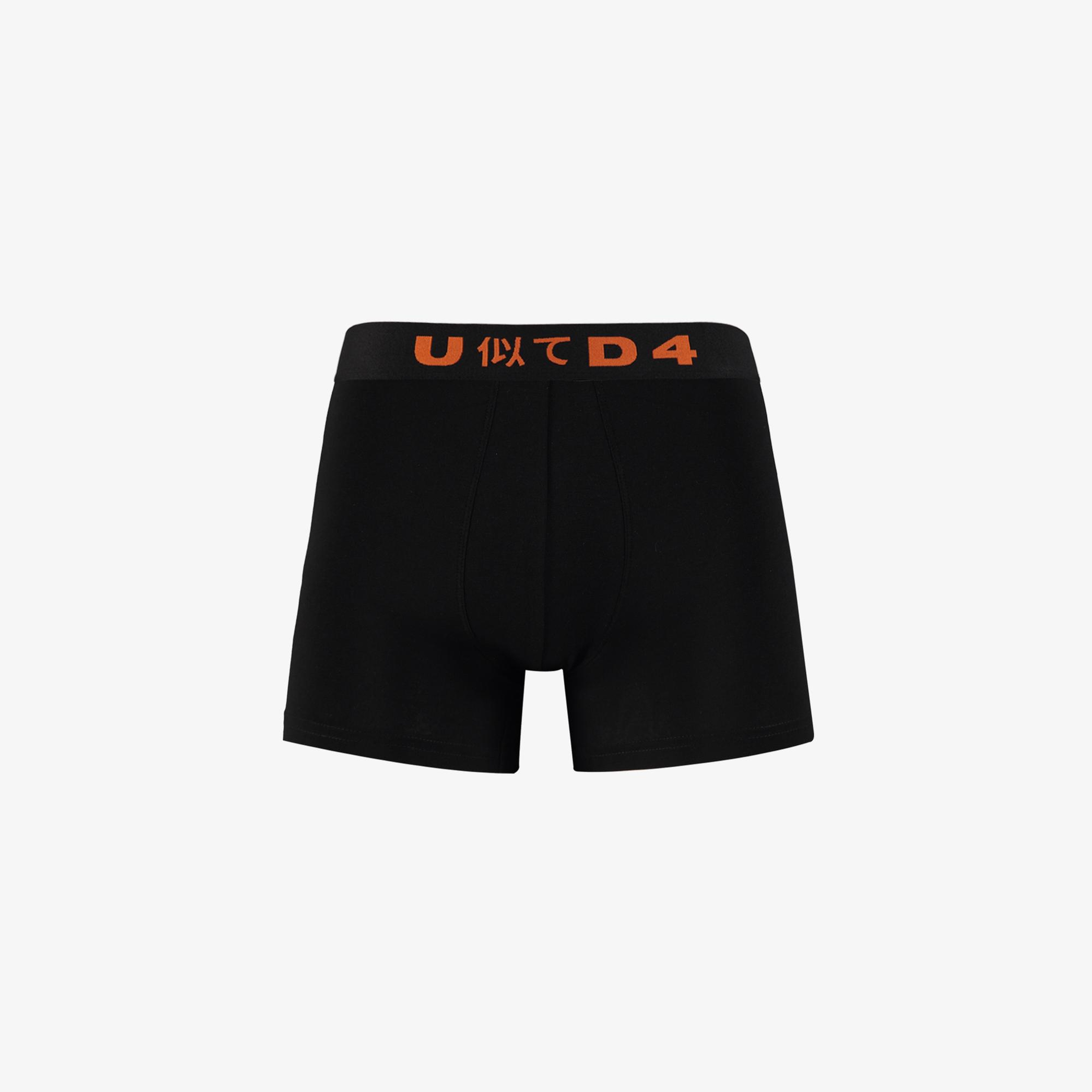 UNITED4 Classic Erkek Siyah Boxer
