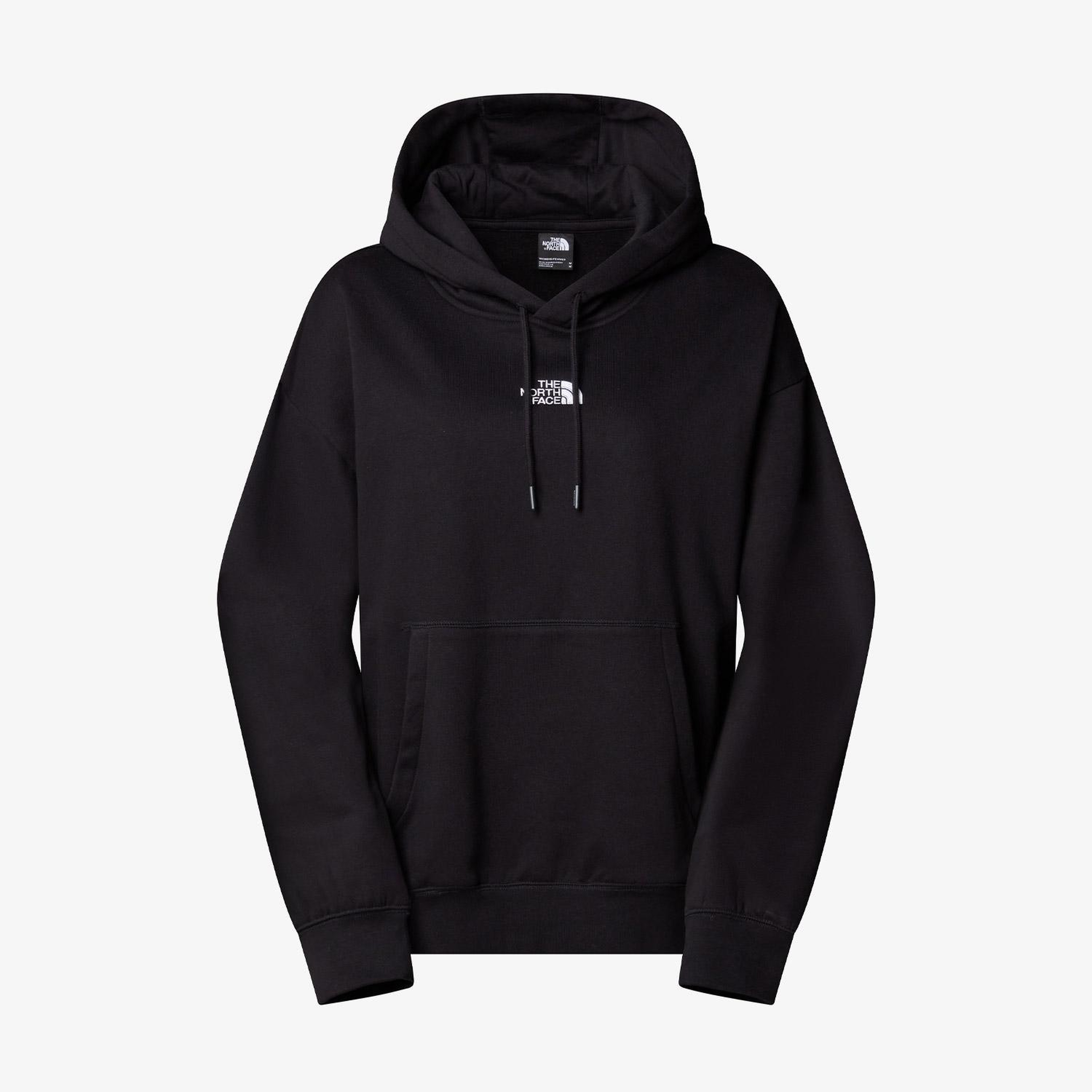 The North Face Essentials Oversize Kadın Siyah Günlük Sweatshirt