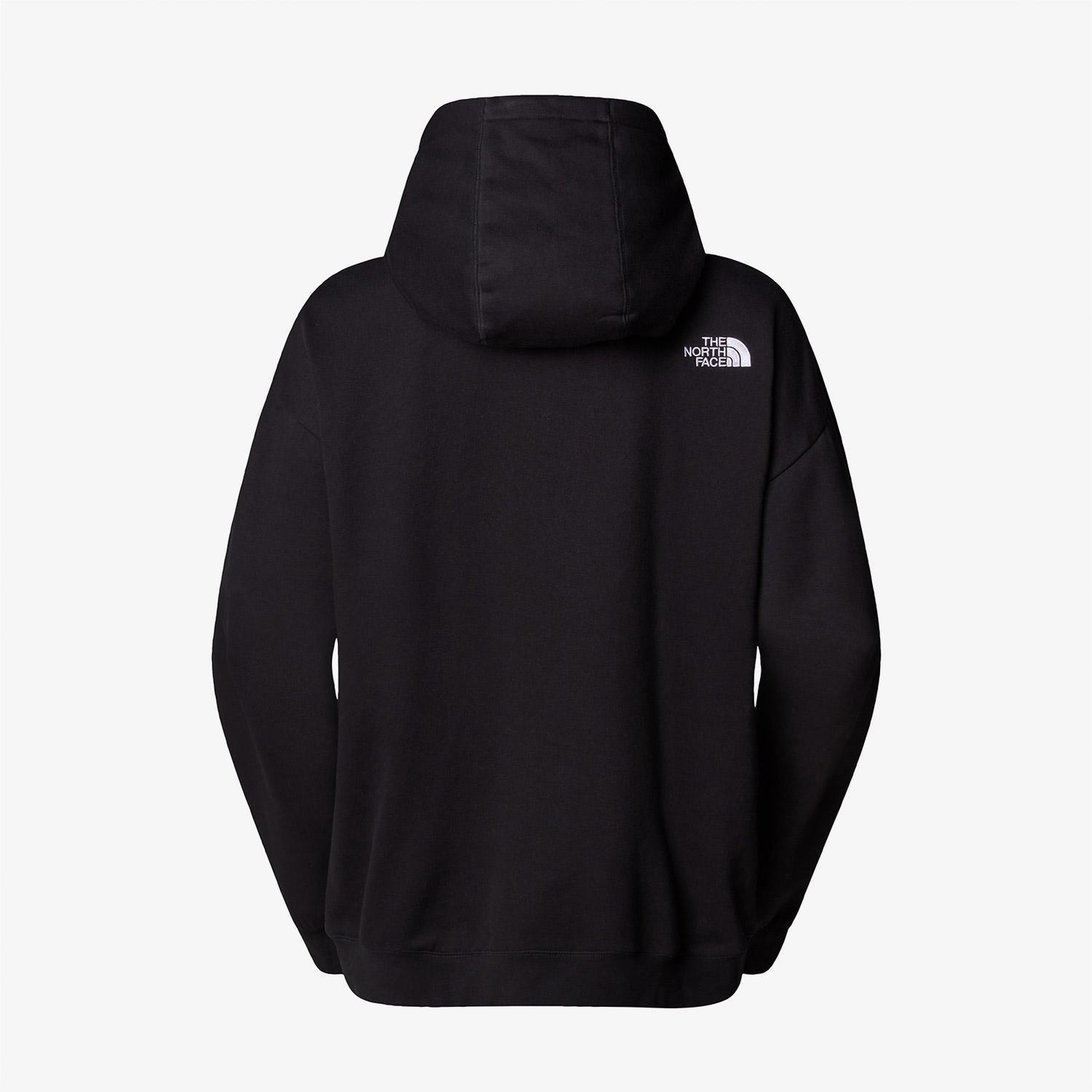 The North Face Essentials Oversize Kadın Siyah Günlük Sweatshirt