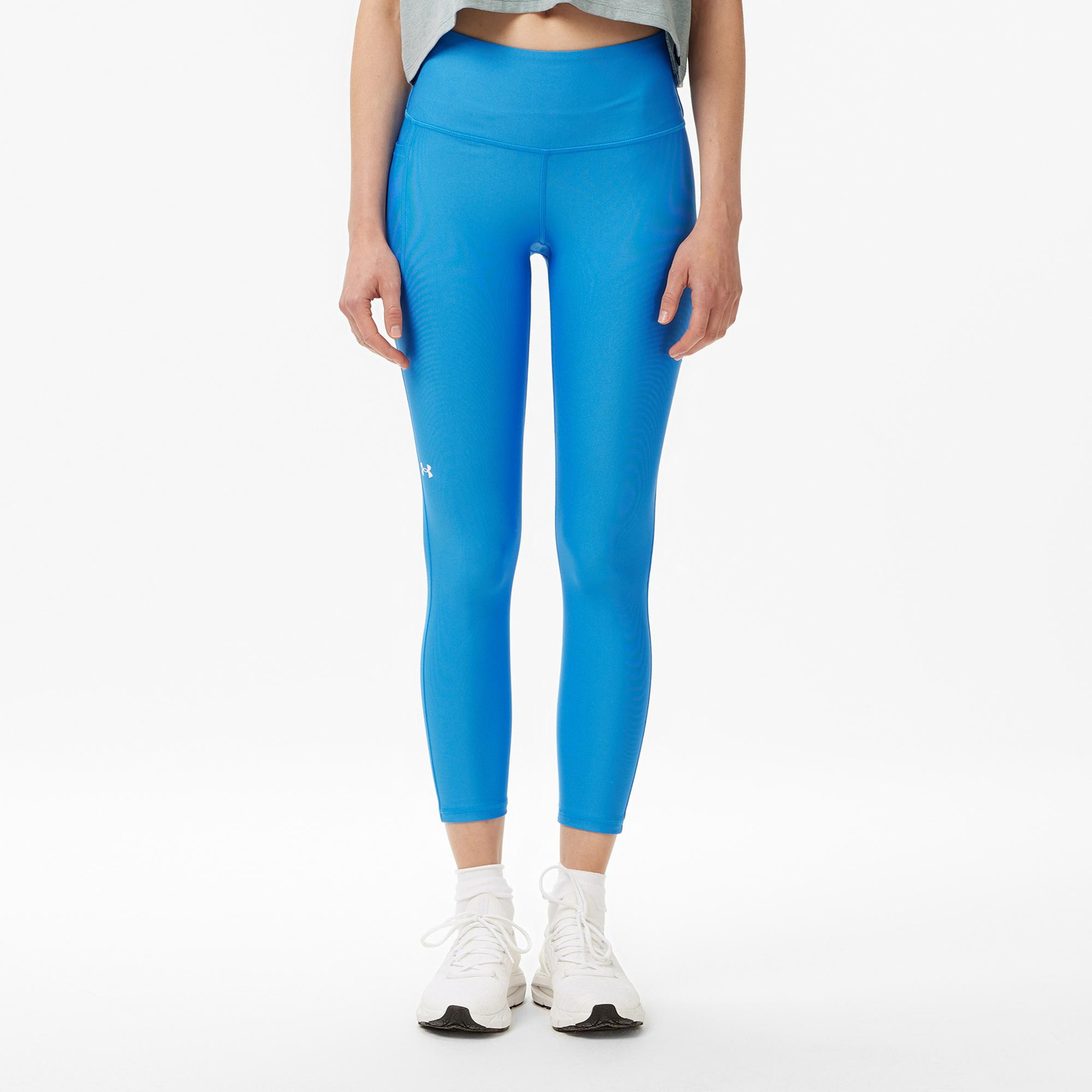 Under Armour Tech Hi Ankle Leg Kadın Mavi Antrenman Tayt
