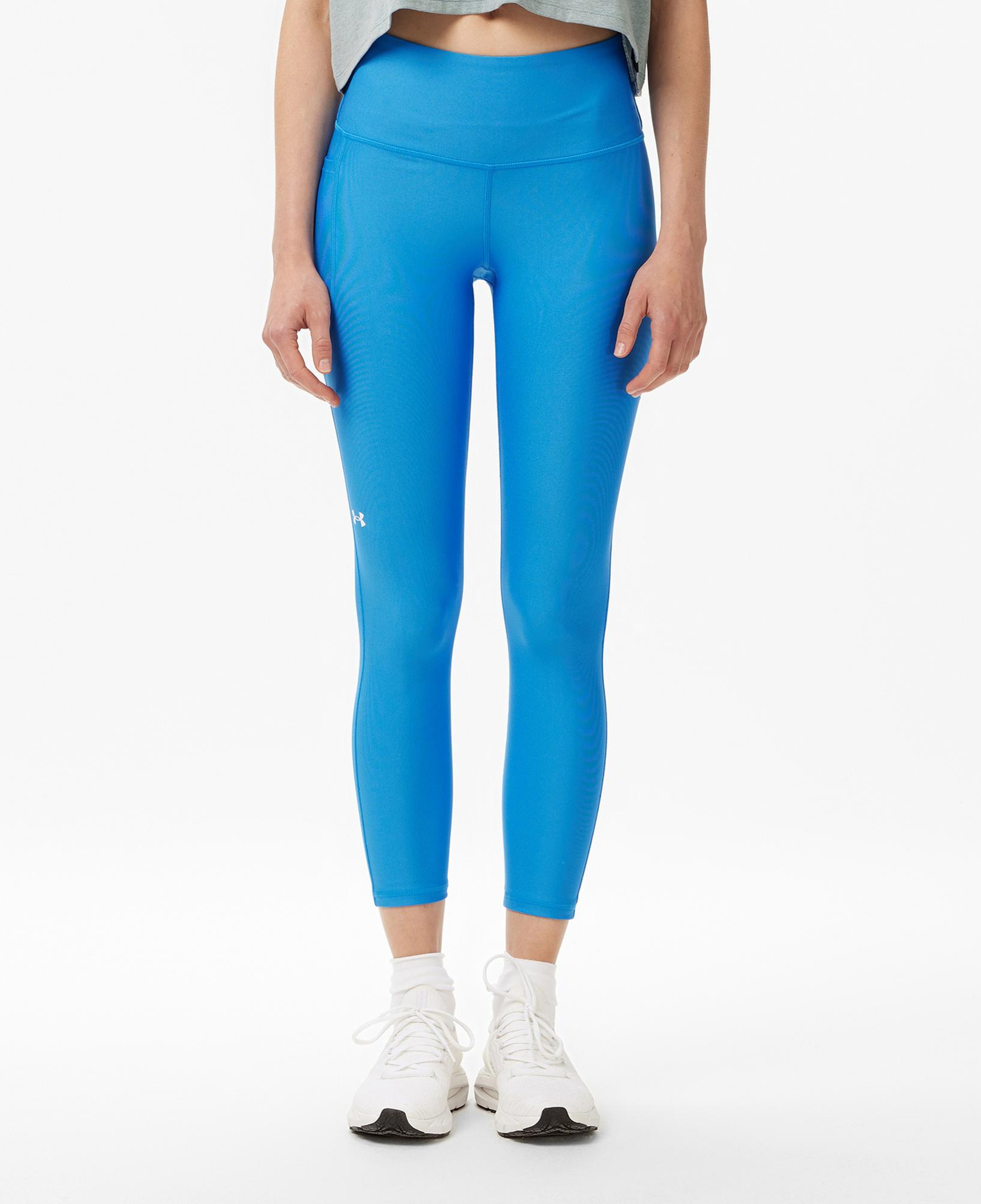 Under Armour Tech Hi Ankle Leg Kadın Mavi Antrenman Tayt