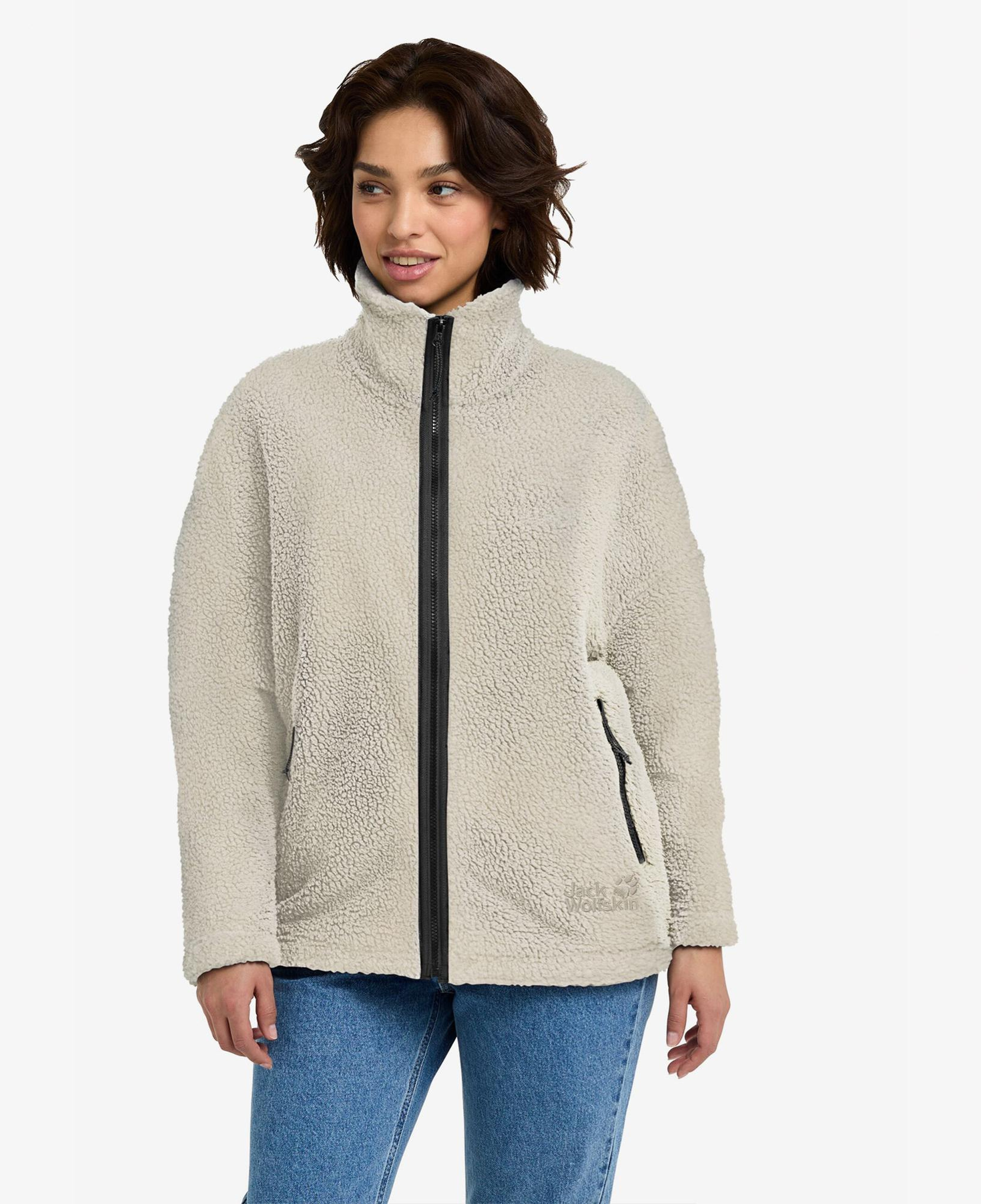 Jack Wolfskin Stone Lite Kadın Krem Outdoor Ceket