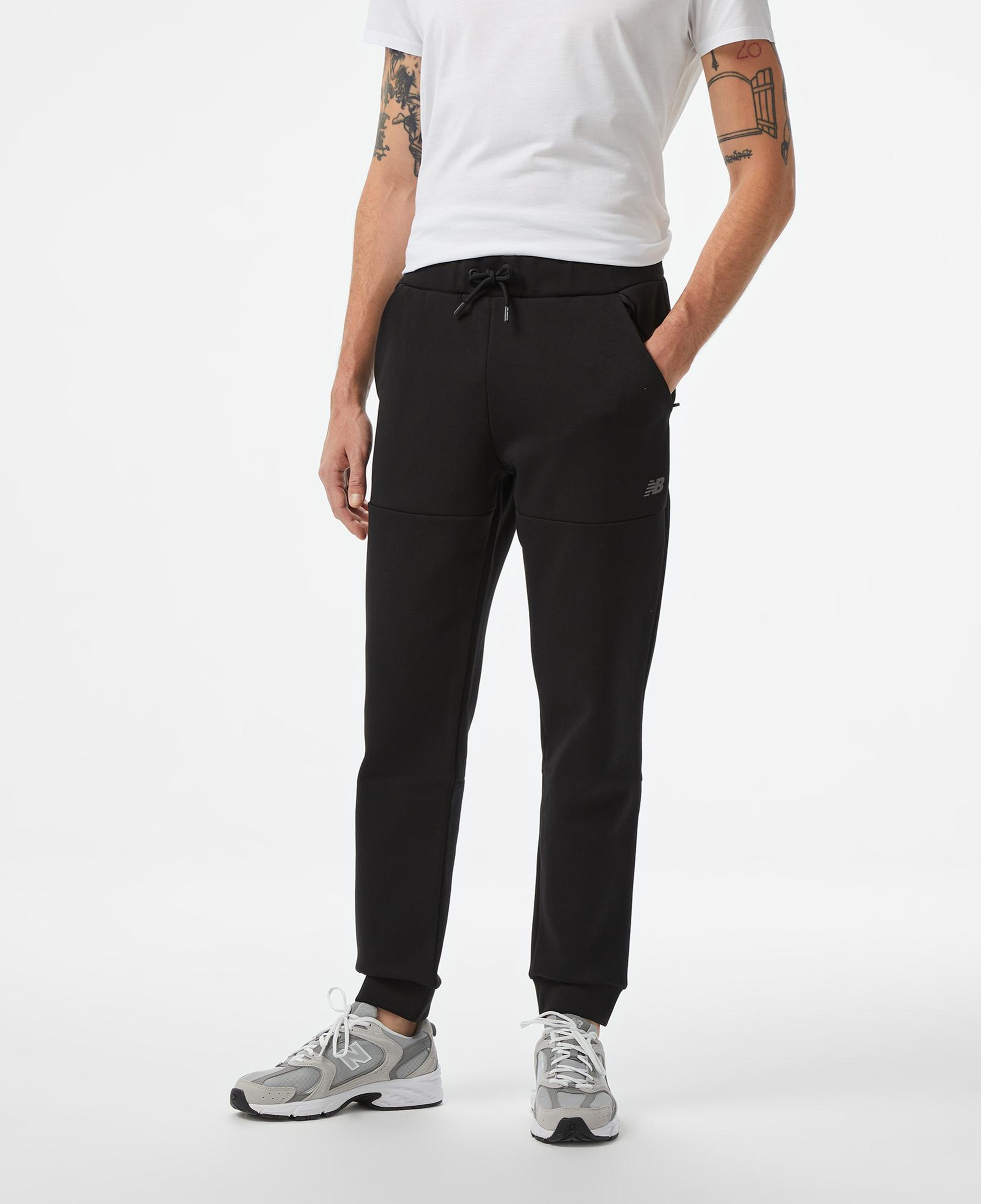 New Balance Lifestyle Erkek Siyah Eşofman Altı