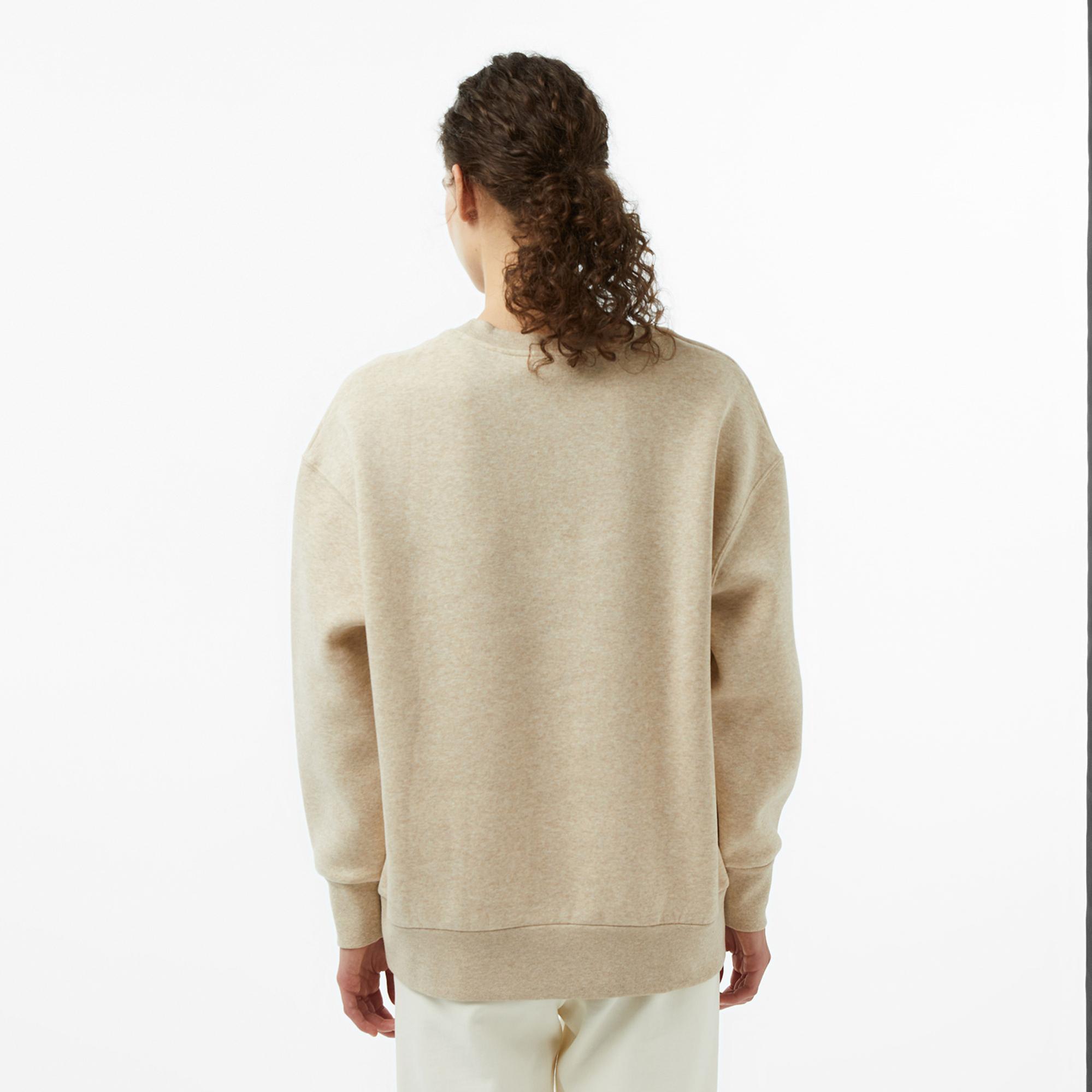 Under Armour Icon Fleece Os Crew Kadın Kahverengi Sweatshirt