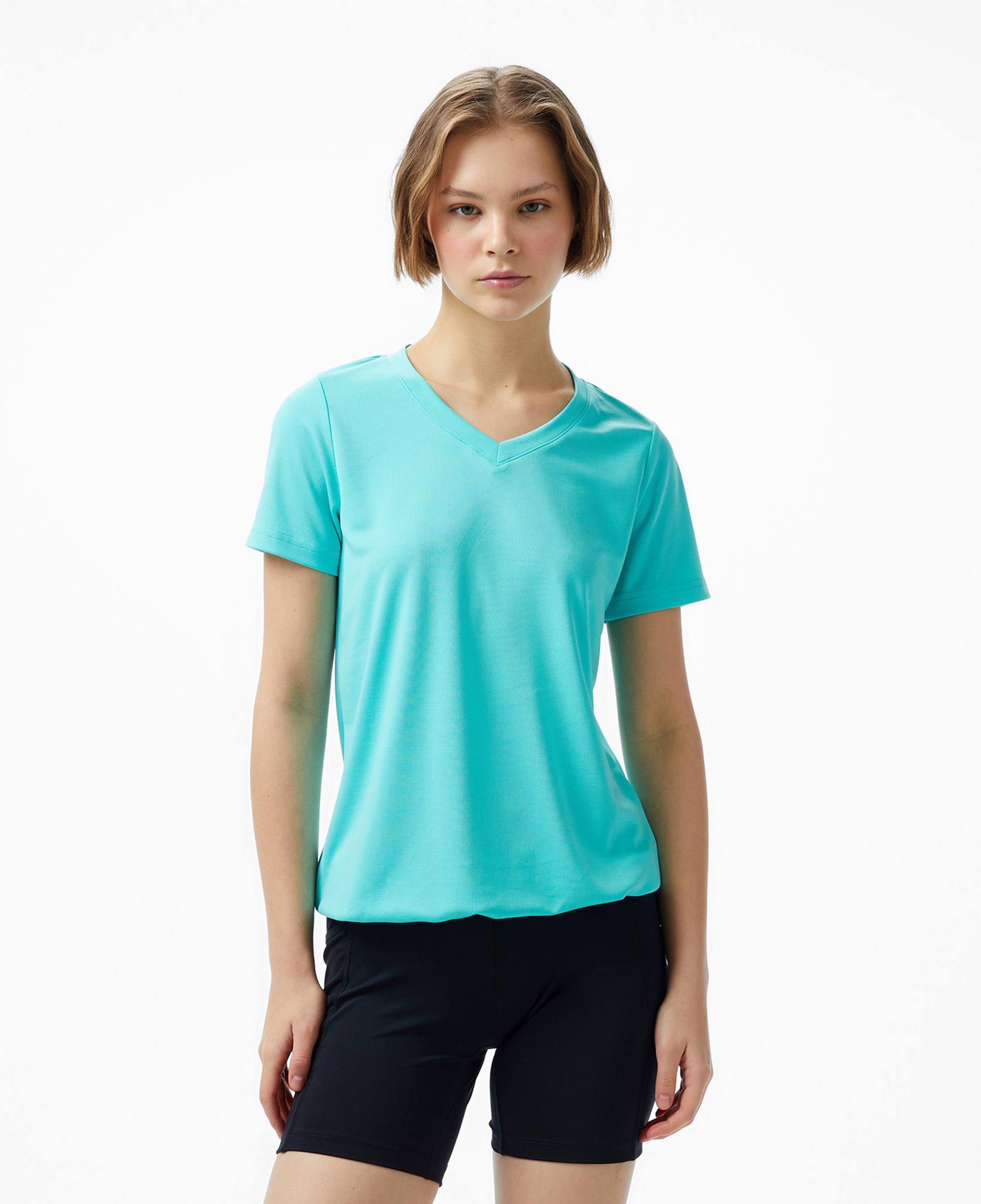 Energetics Ganja Ss Kadın Yeşil Antrenman T-Shirt