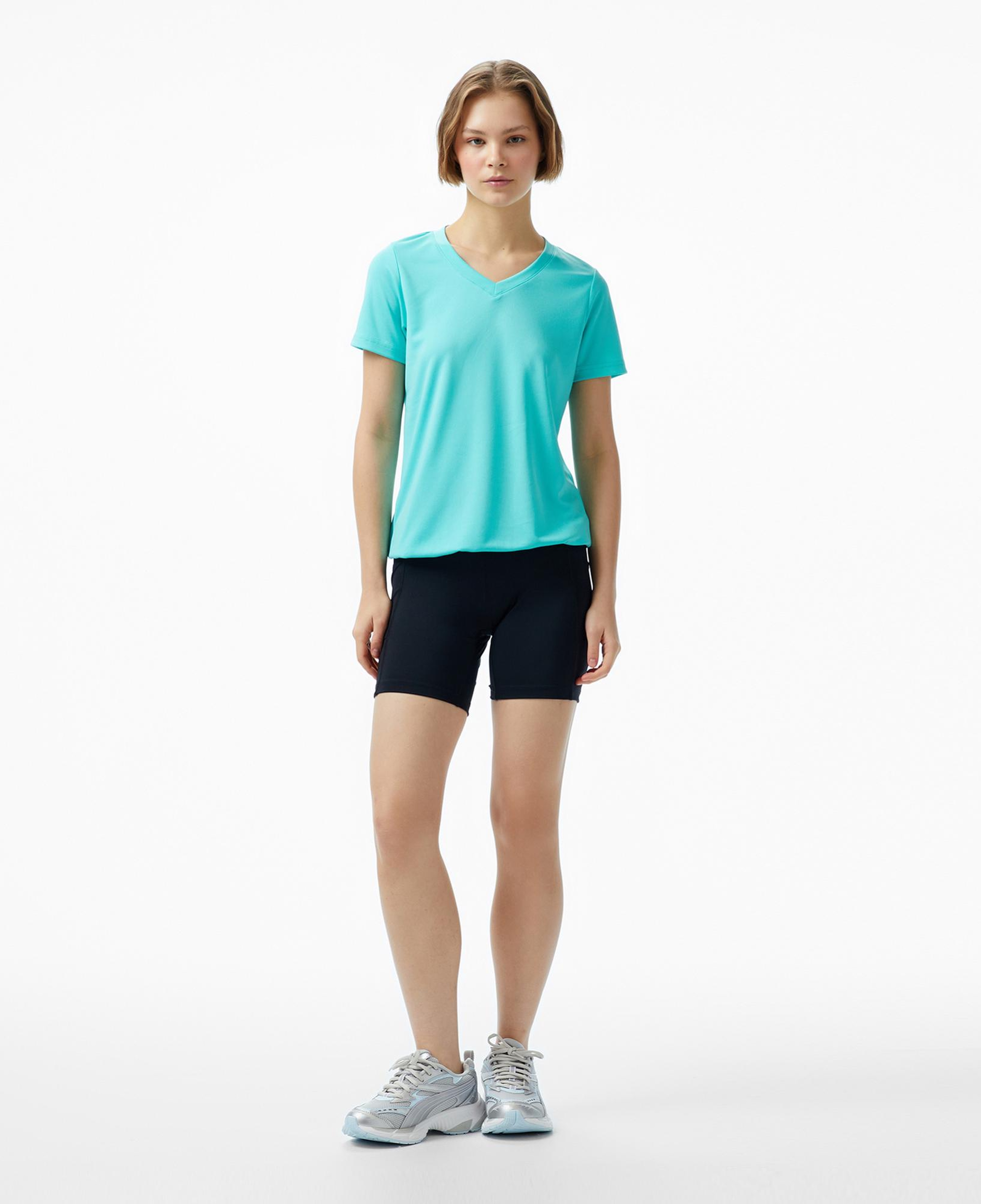 Energetics Ganja Ss Kadın Yeşil Antrenman T-Shirt